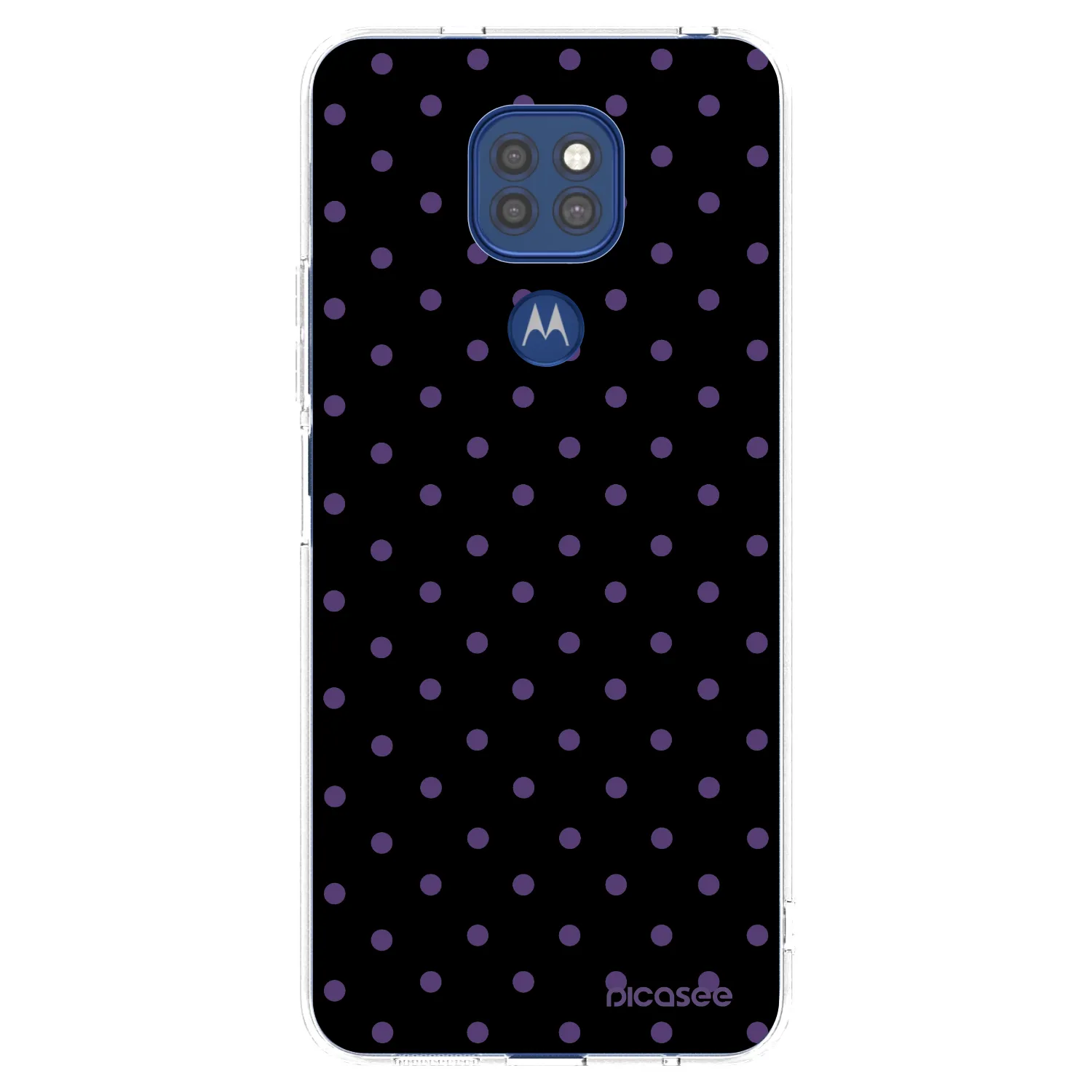 Picasee silikonový průhledný obal pro Motorola Moto G9 Play - Flickers