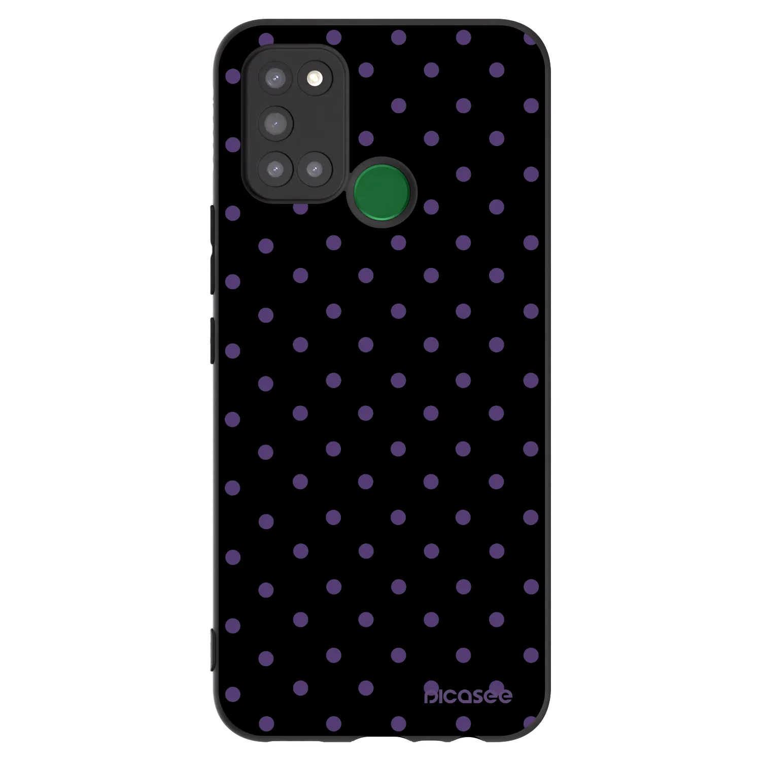 Picasee silikonový černý obal pro Realme 7i - Flickers