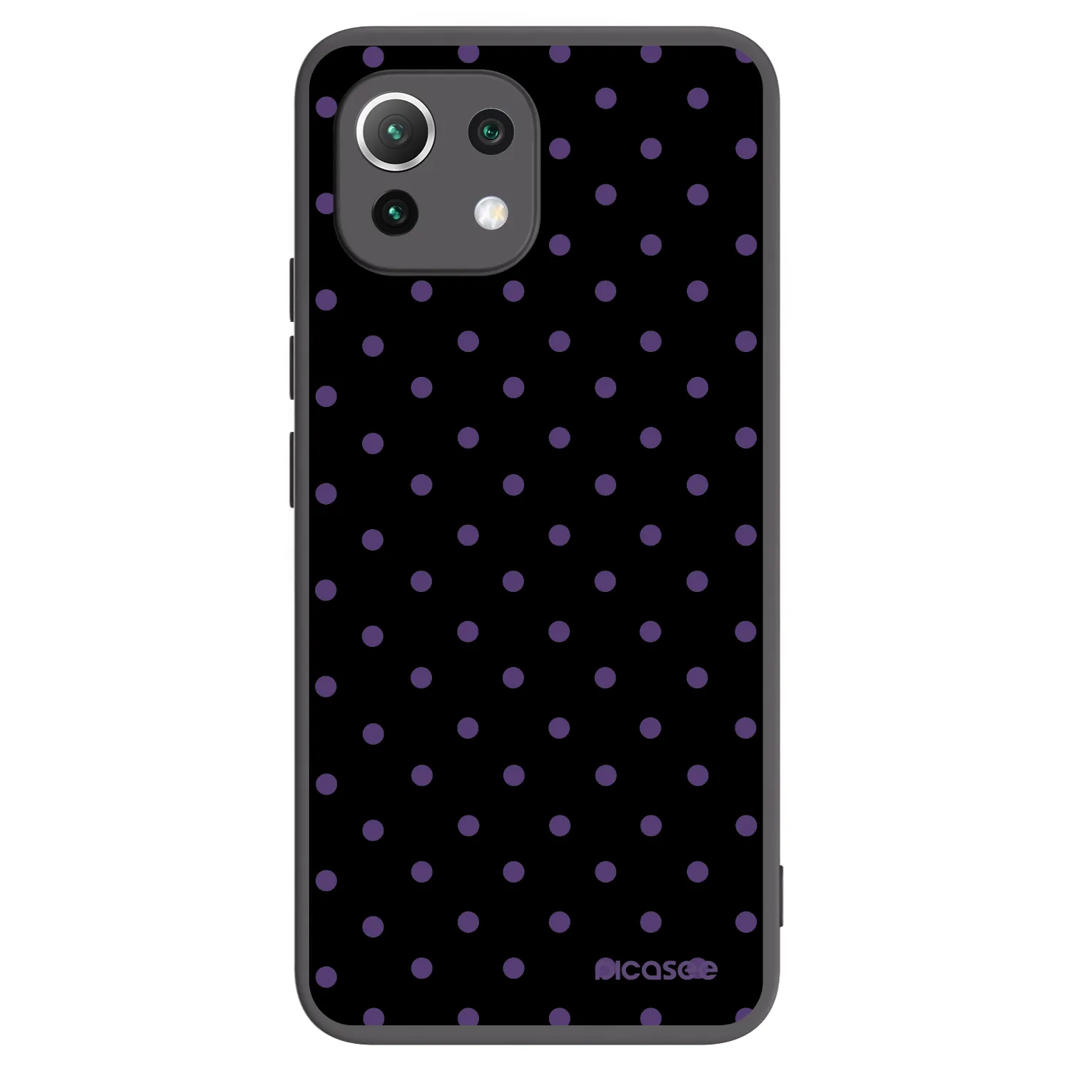 Picasee silikonový černý obal pro Xiaomi Mi 11 Lite - Flickers