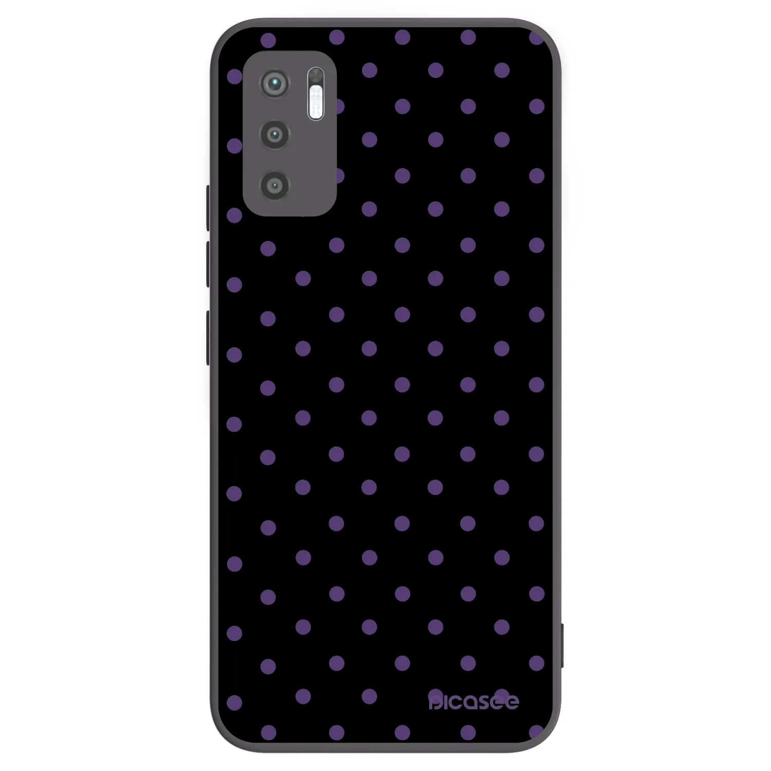Picasee silikonový černý obal pro Xiaomi Redmi Note 10 5G - Flickers