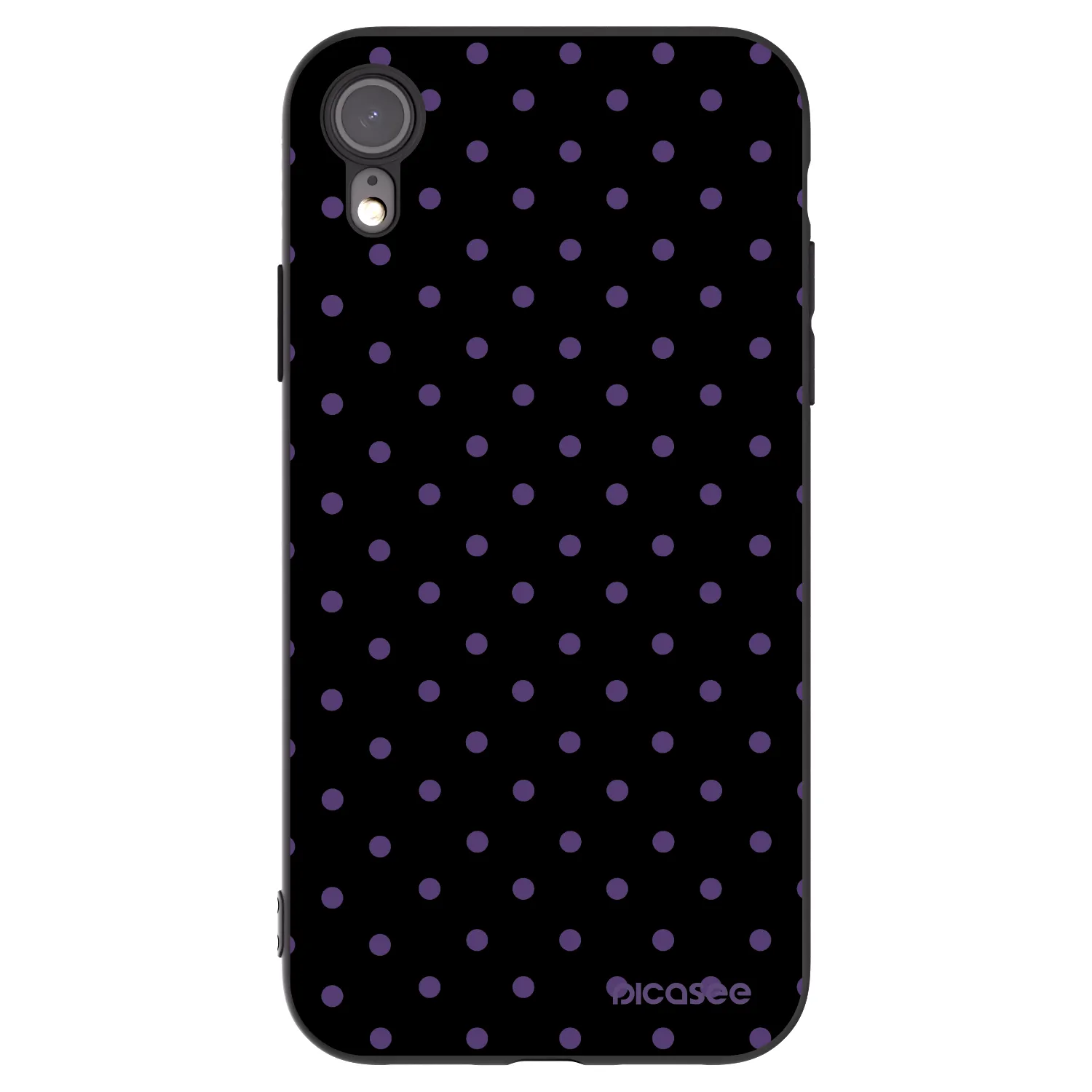 Picasee silikonový černý obal pro Apple iPhone XR - Flickers