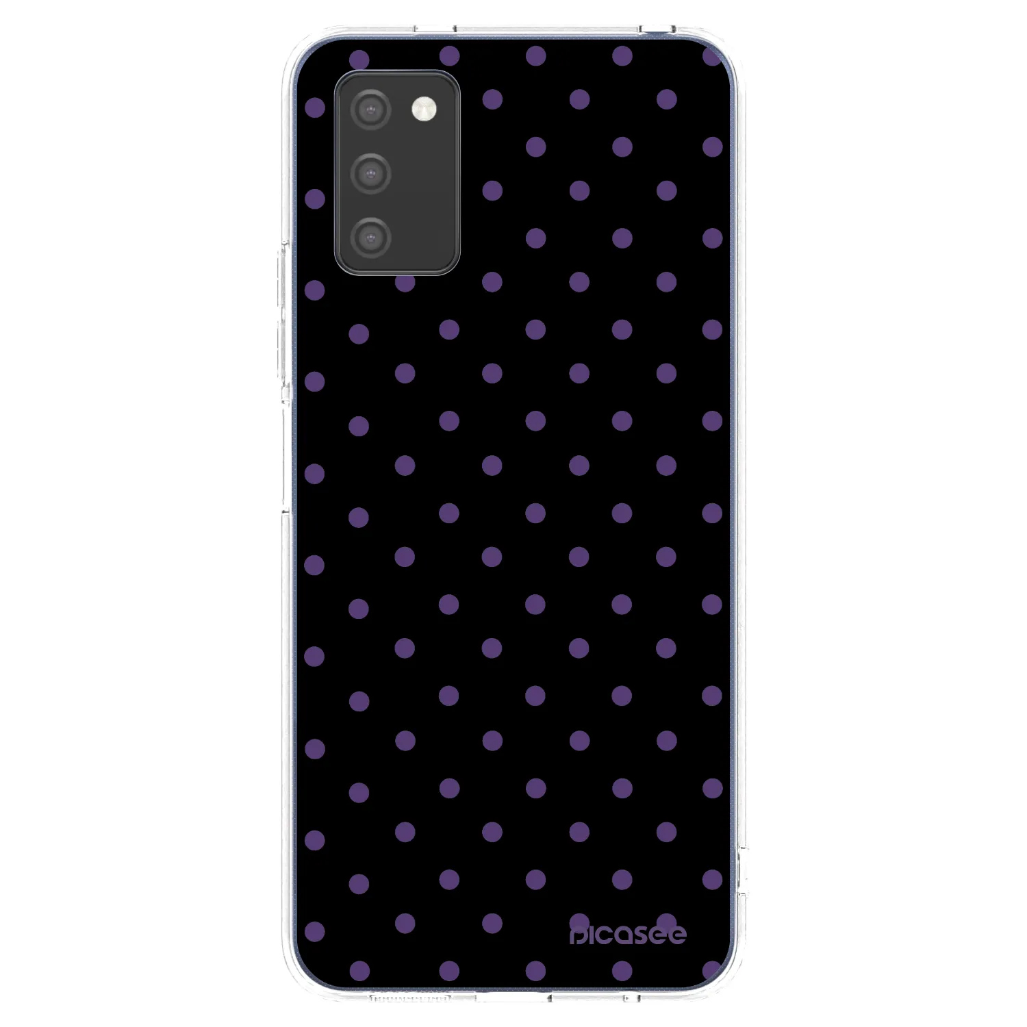 Picasee silikonový průhledný obal pro Samsung Galaxy A02s A025G - Flickers
