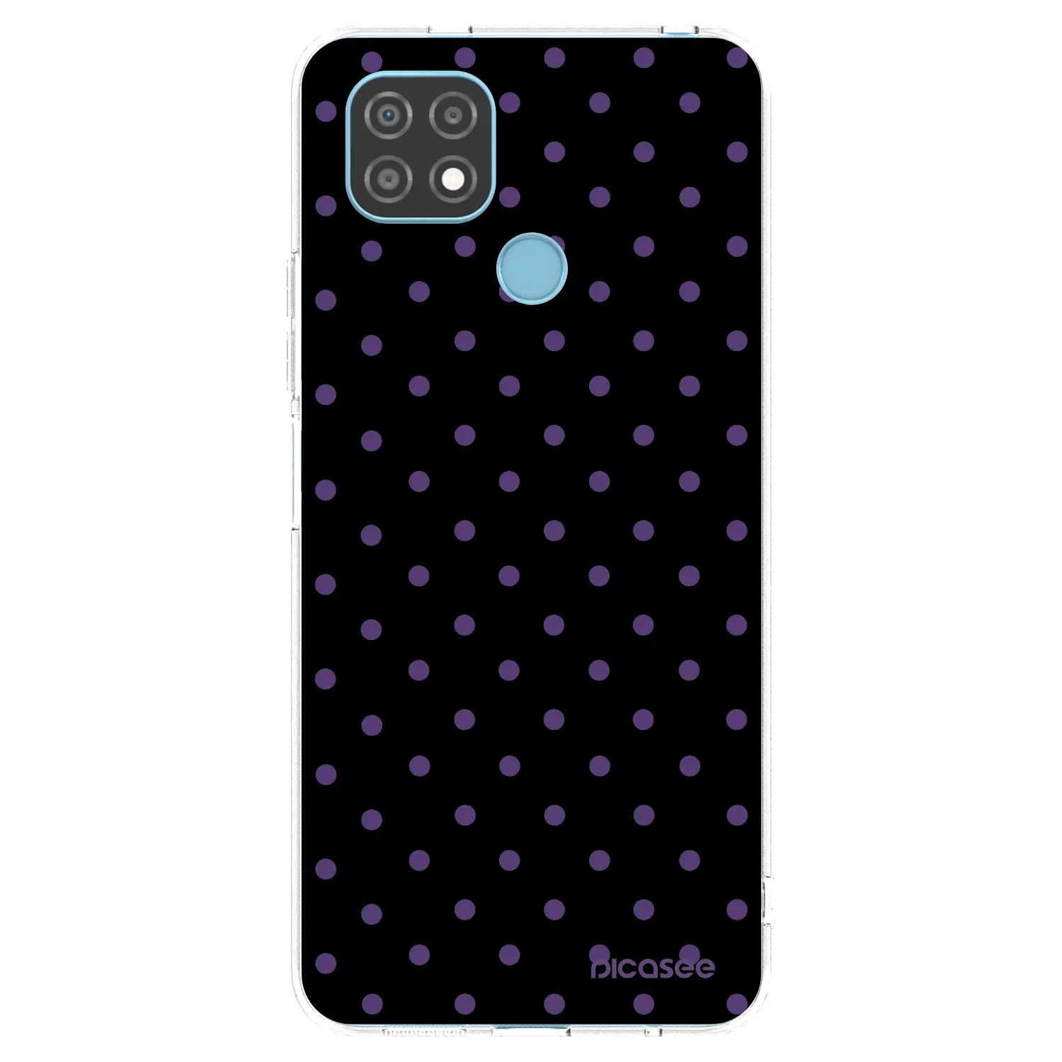 Picasee silikonový průhledný obal pro Realme C21 - Flickers