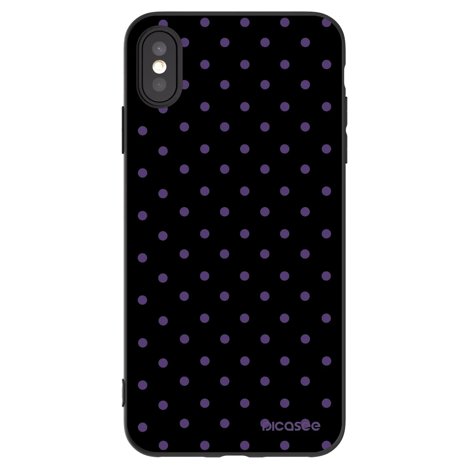 Picasee silikonový černý obal pro Apple iPhone XS Max - Flickers