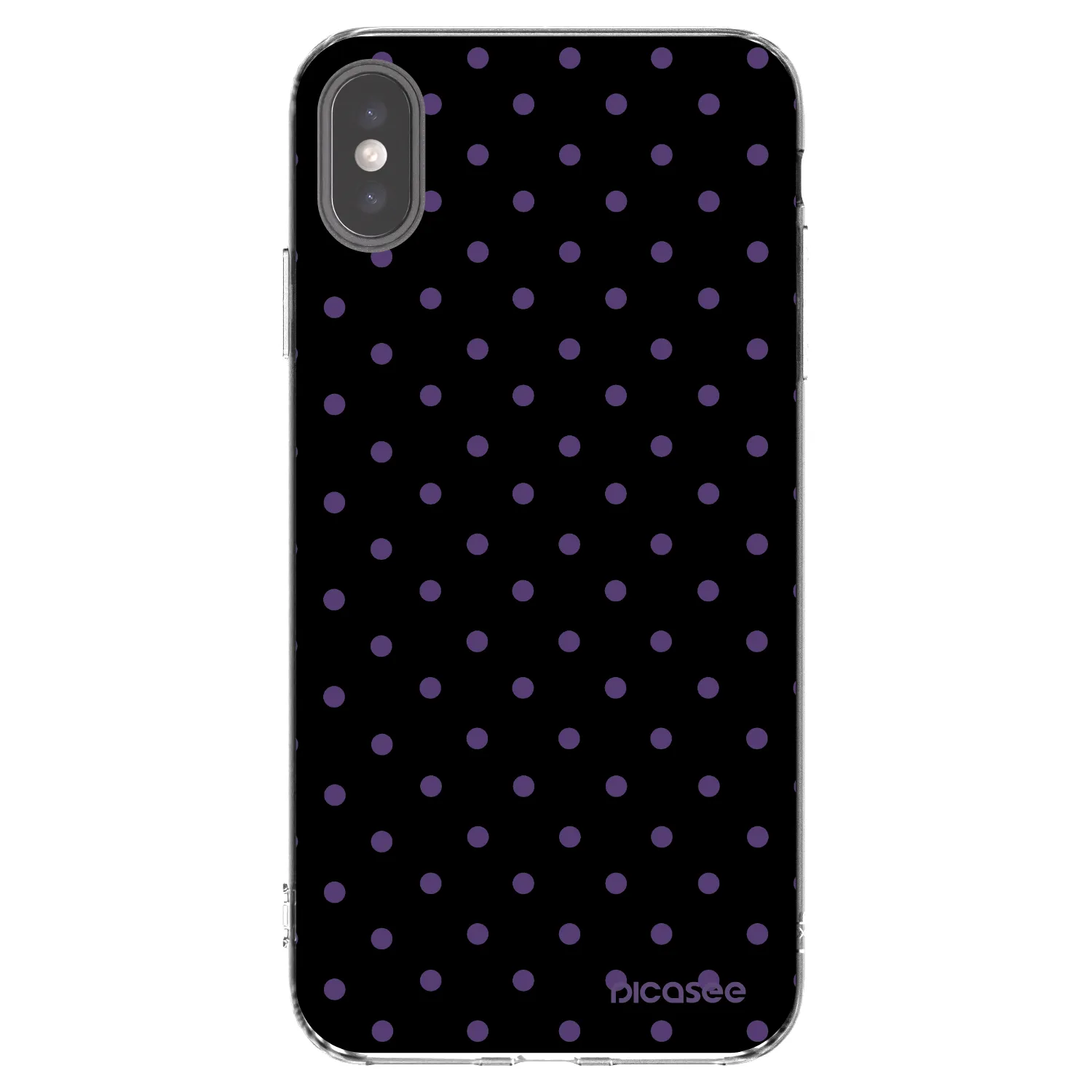 Picasee silikonový průhledný obal pro Apple iPhone XS Max - Flickers