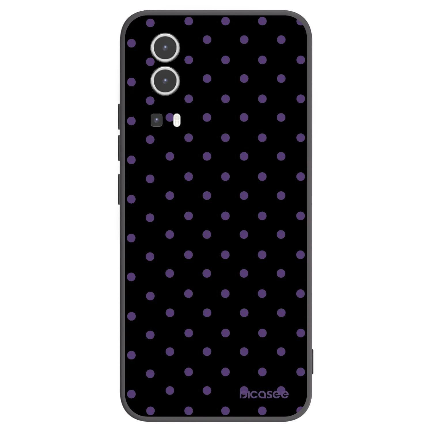 Picasee silikonový černý obal pro Vivo Y72 5G - Flickers