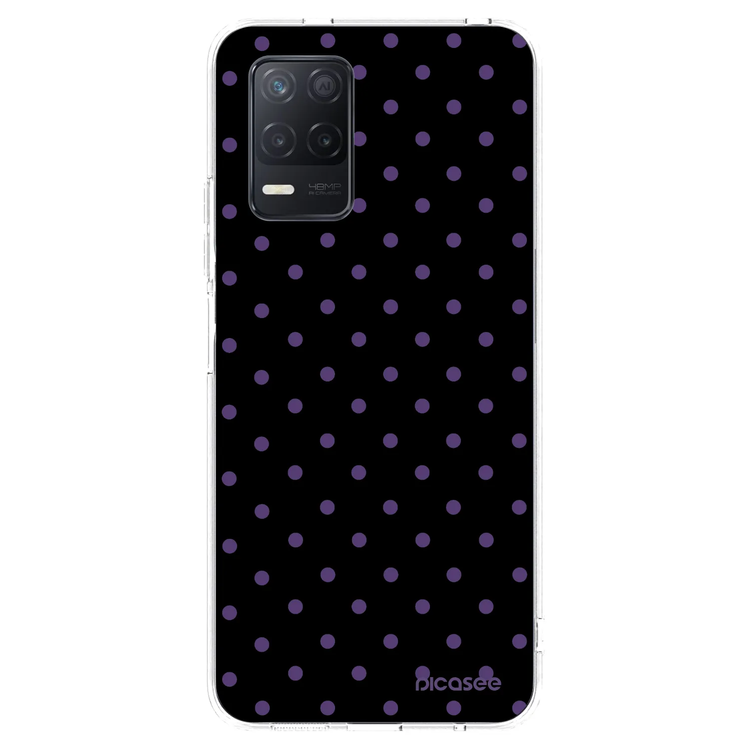 Picasee silikonový průhledný obal pro Realme 8 5G - Flickers