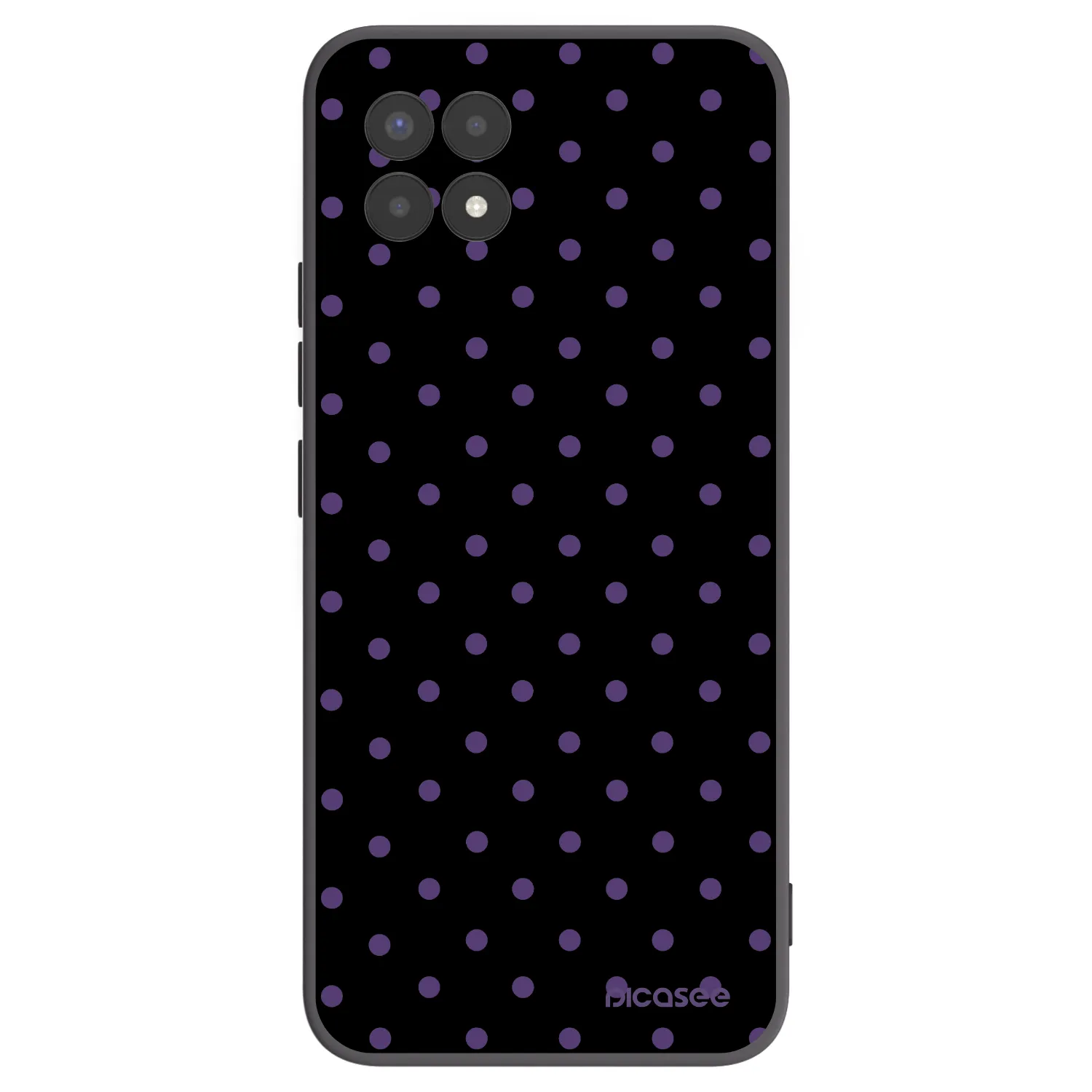 Picasee silikonový černý obal pro Realme 8i - Flickers