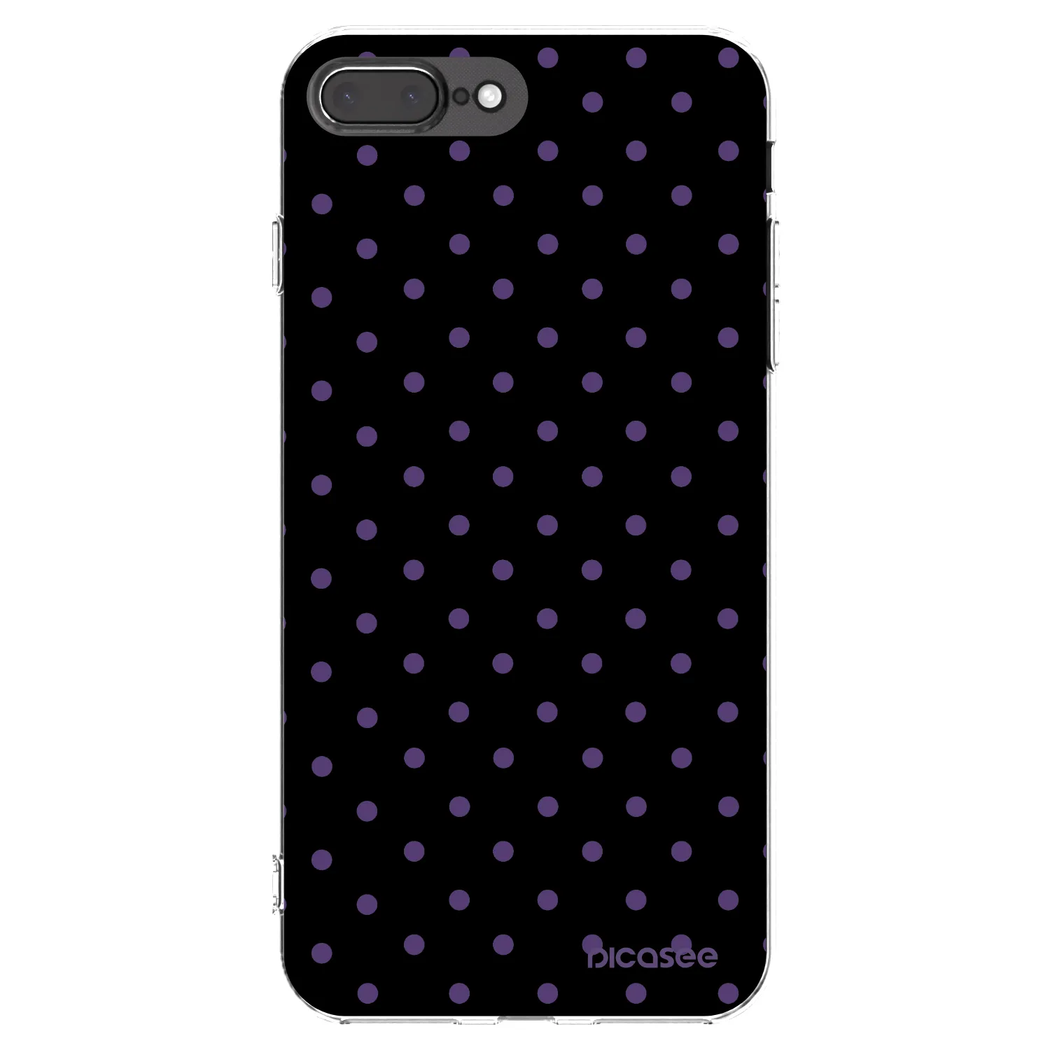 Picasee silikonový průhledný obal pro Apple iPhone 7 Plus - Flickers