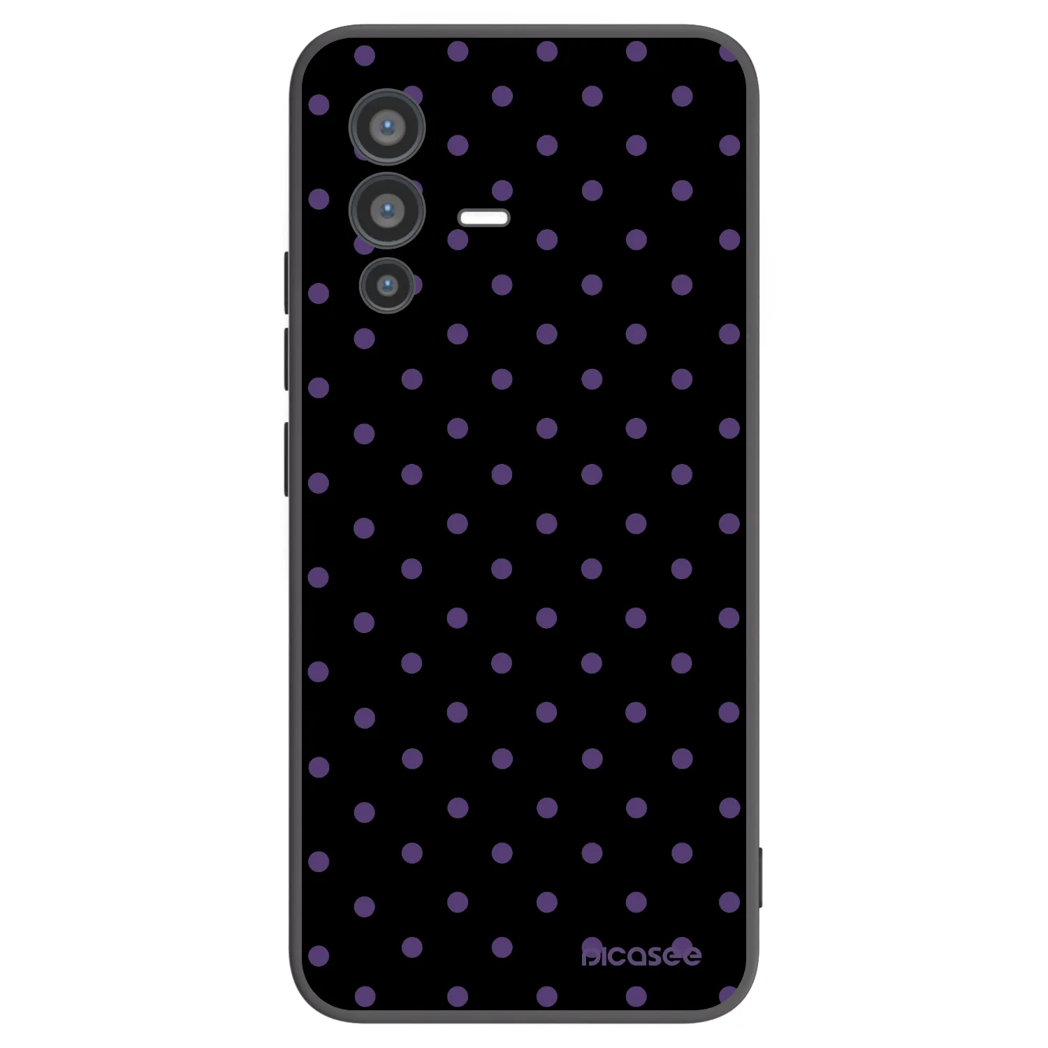 Picasee silikonový černý obal pro Vivo V23 5G - Flickers