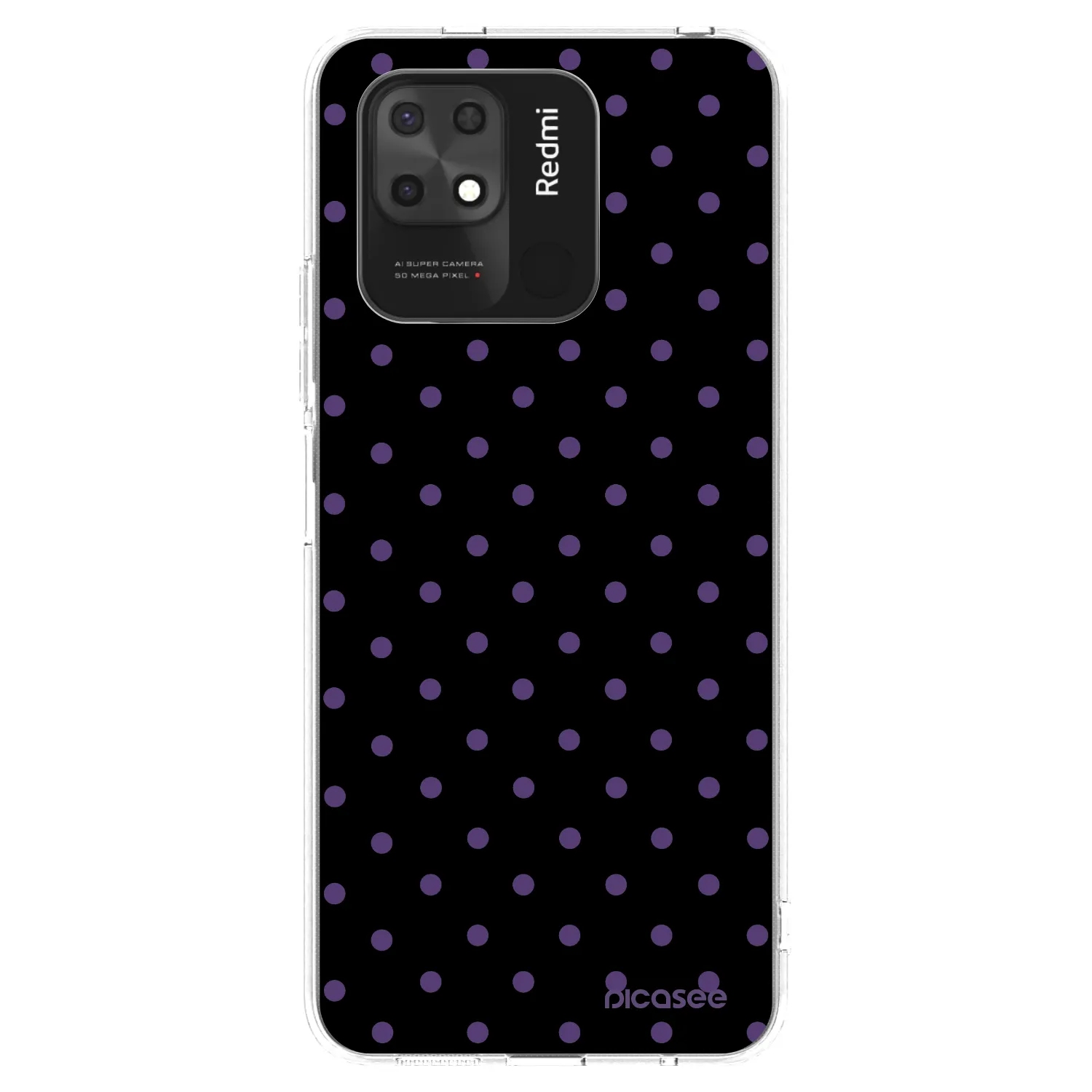 Picasee silikonový průhledný obal pro Xiaomi Redmi 10C - Flickers