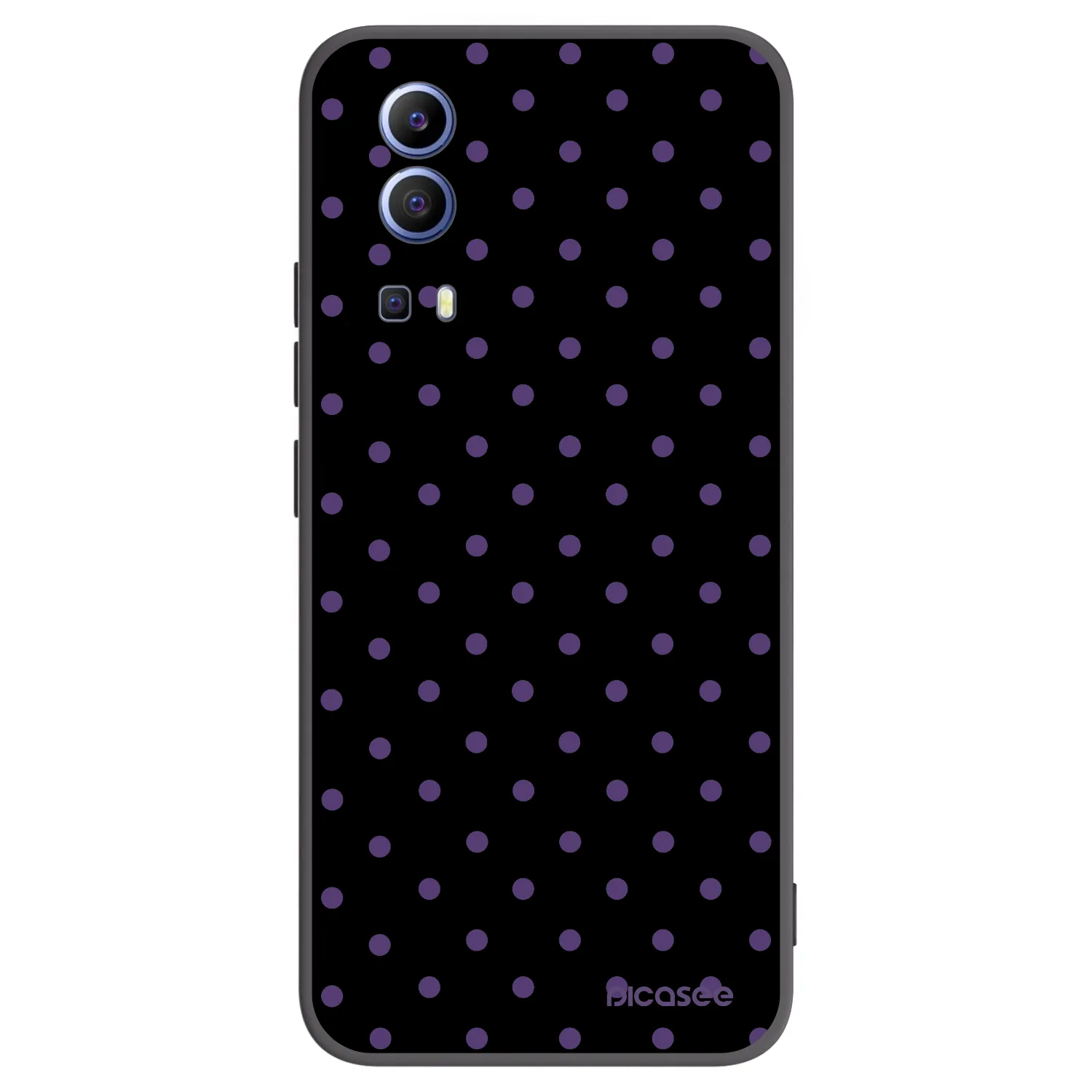 Picasee silikonový černý obal pro Vivo Y52 5G - Flickers