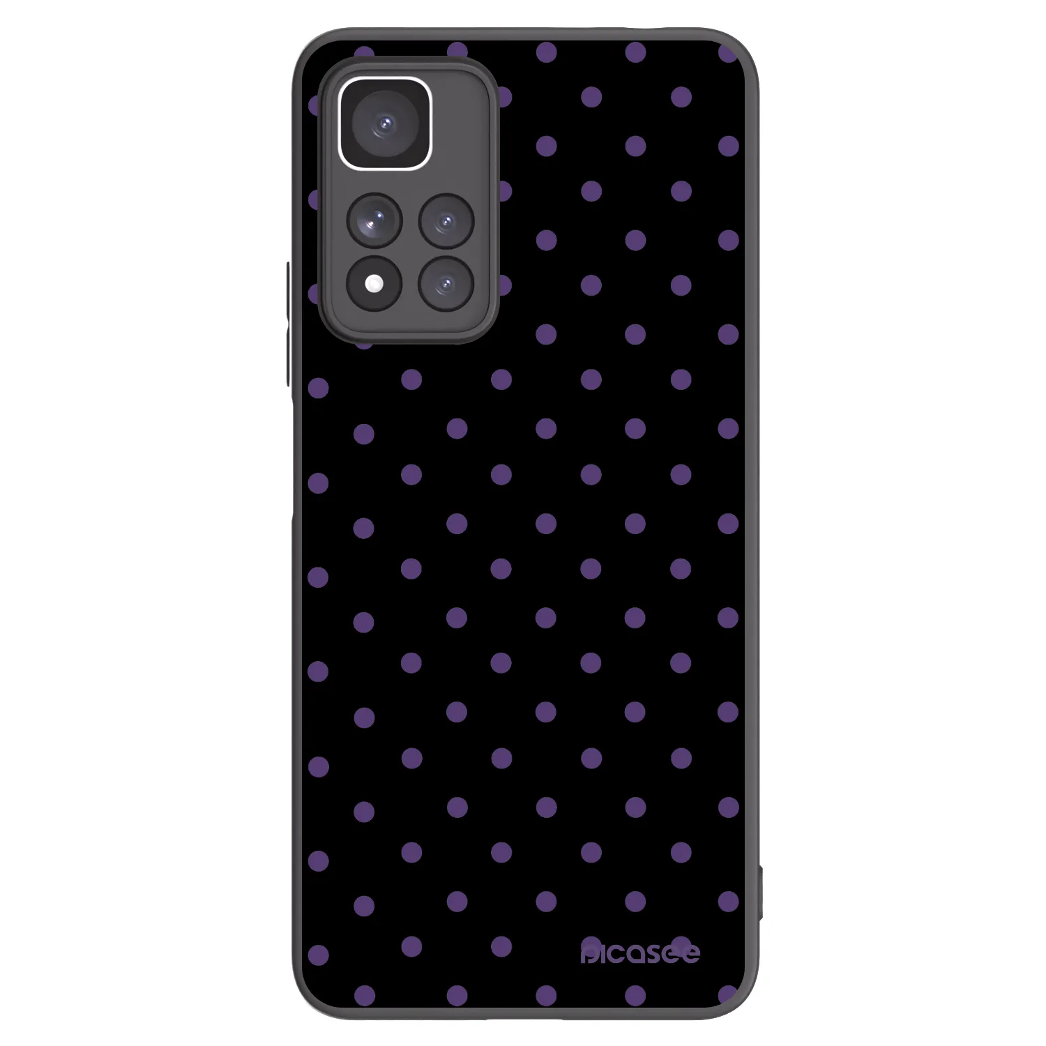 Picasee silikonový černý obal pro Xiaomi Redmi Note 11 Pro+ 5G - Flickers