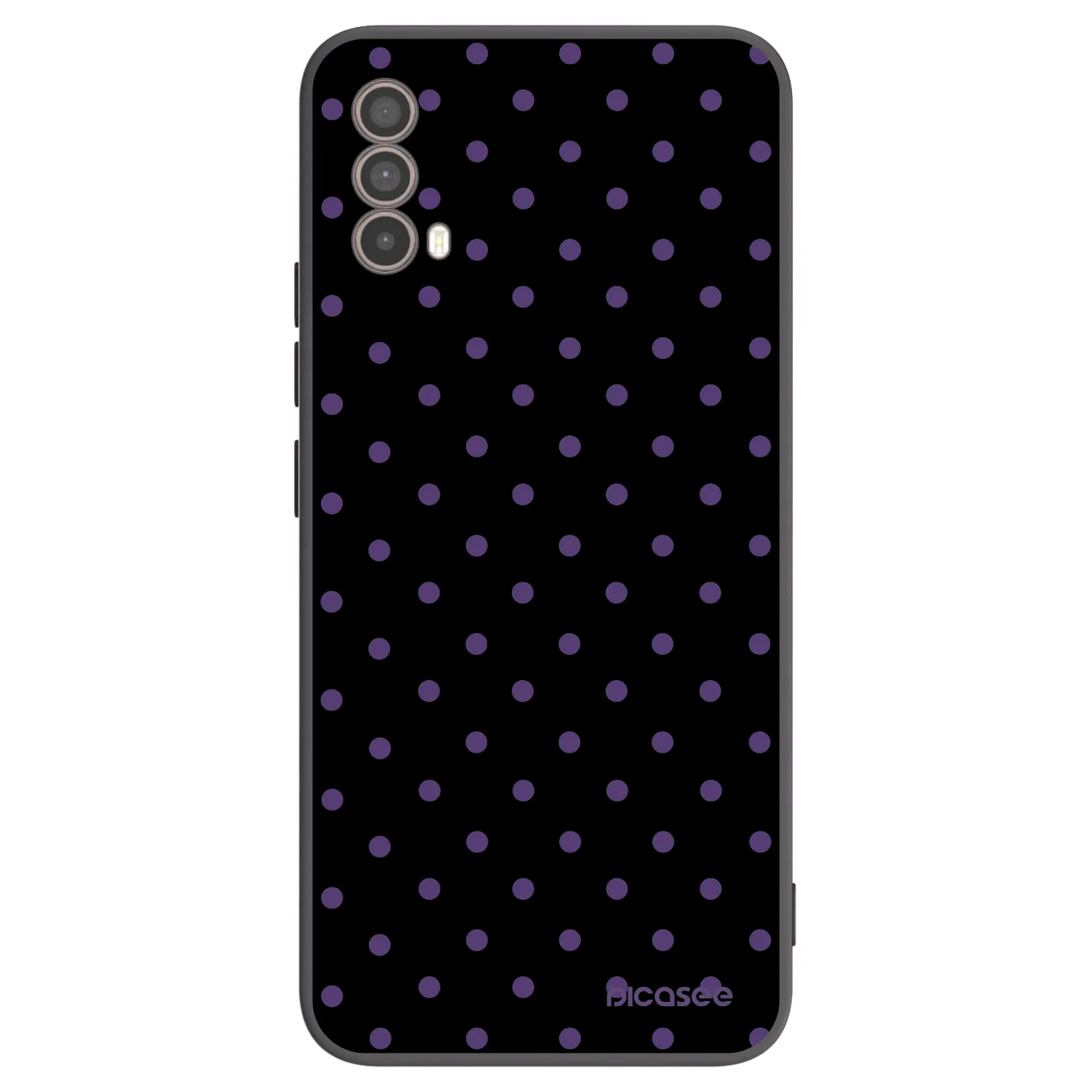 Picasee silikonový černý obal pro Motorola Moto E40 - Flickers