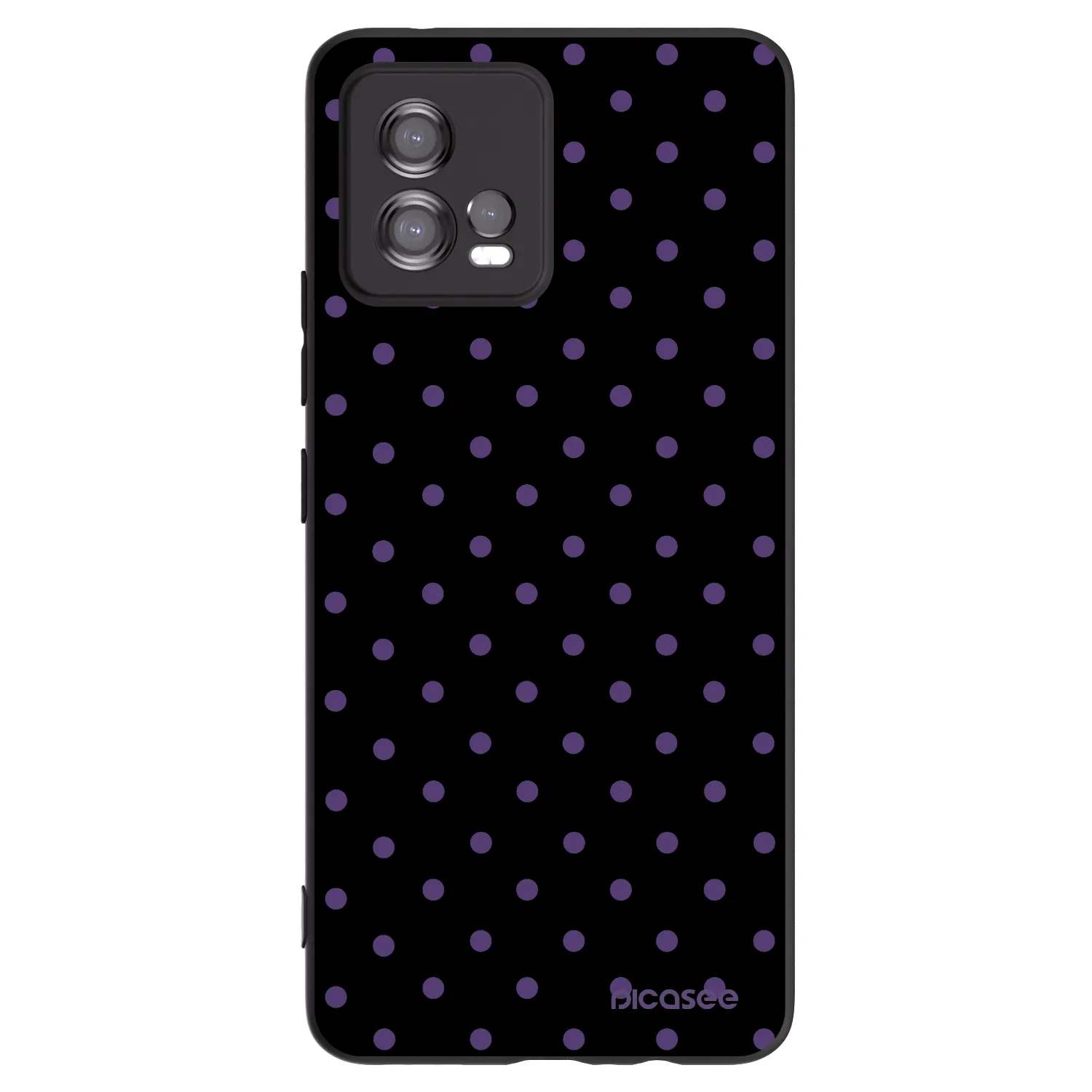 Picasee silikonový černý obal pro Motorola Moto G72 - Flickers
