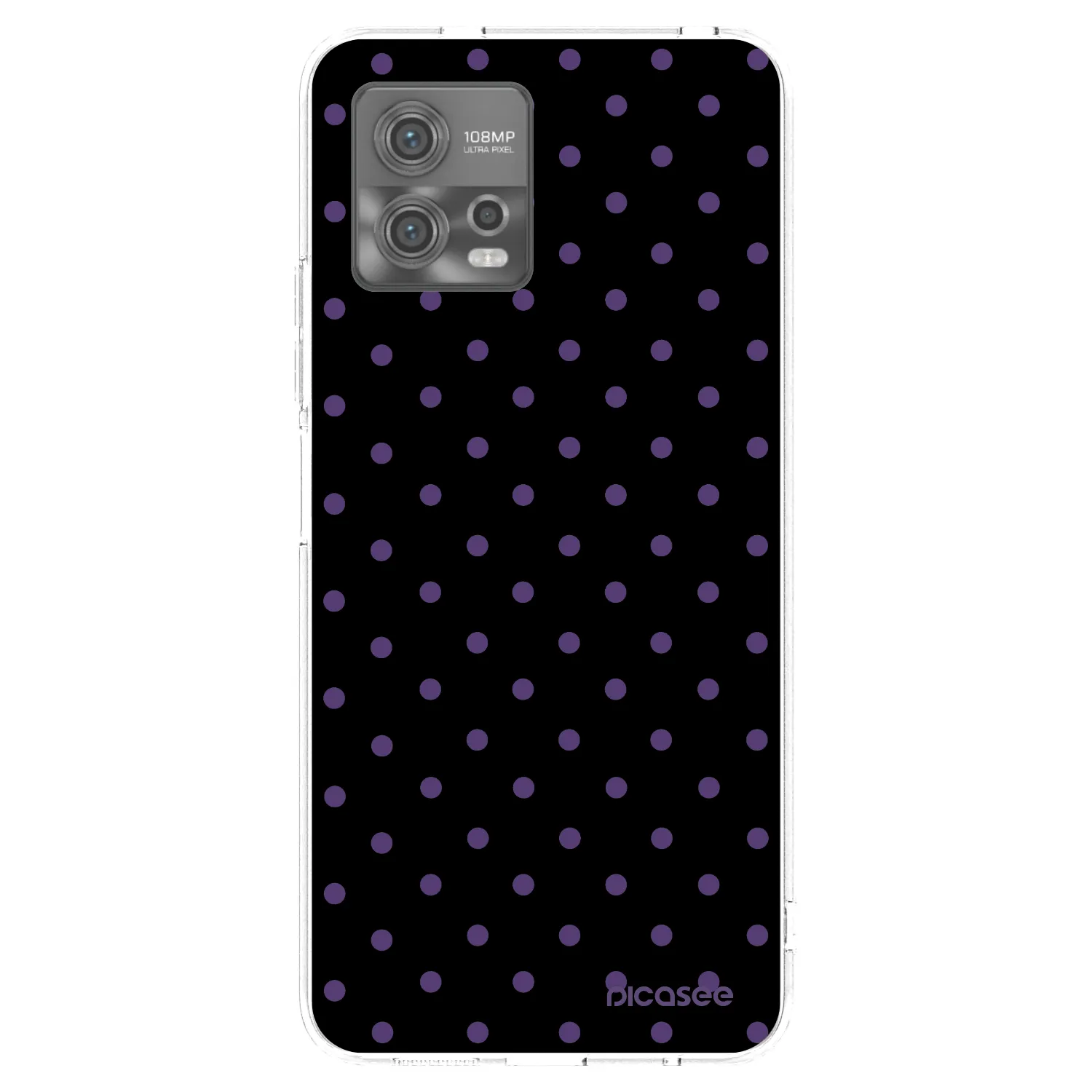 Picasee silikonový průhledný obal pro Motorola Moto G72 - Flickers