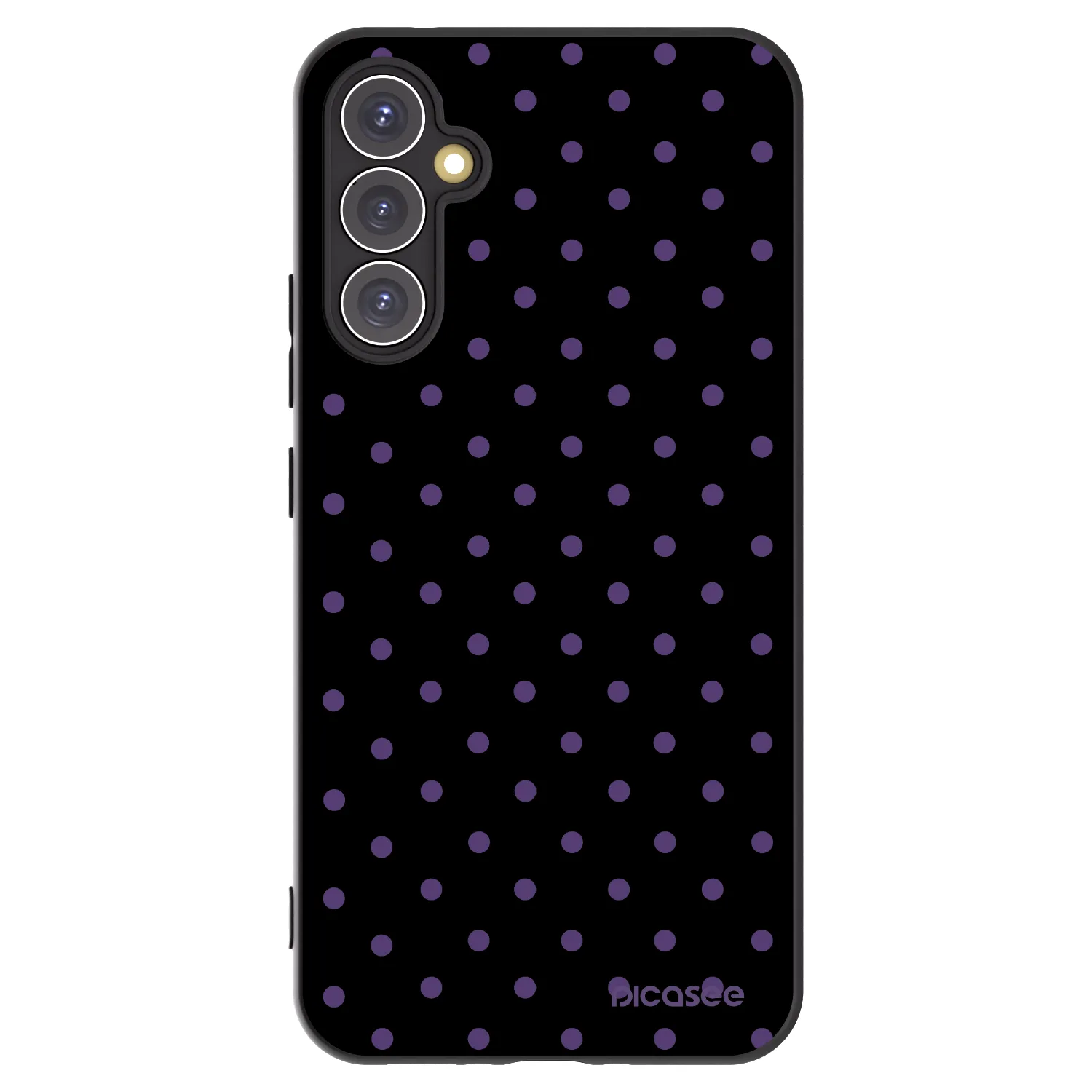 Picasee silikonový černý obal pro Samsung Galaxy A34 5G A346B - Flickers