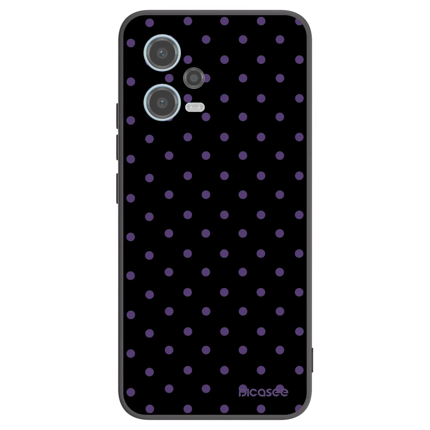 Picasee silikonový černý obal pro Xiaomi Redmi Note 12 5G - Flickers