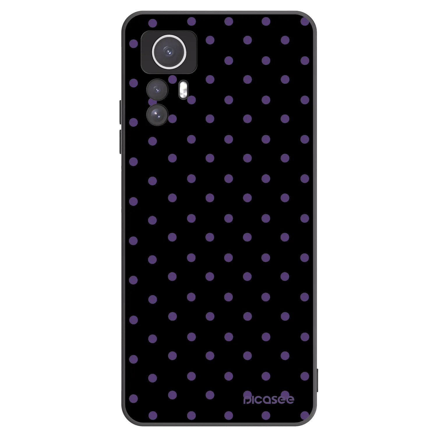 Picasee silikonový černý obal pro Xiaomi Redmi Note 12S - Flickers
