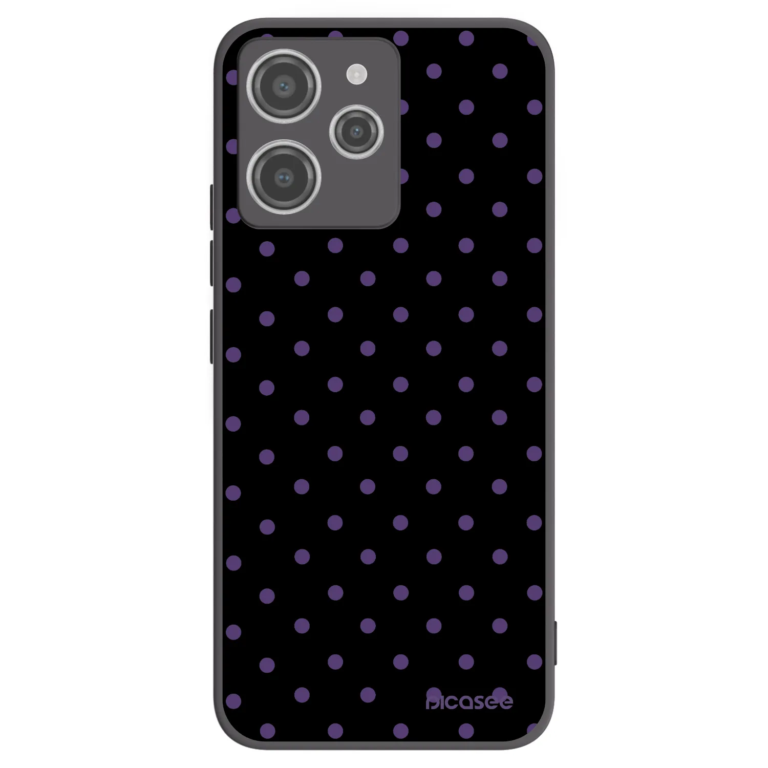 Picasee silikonový černý obal pro Xiaomi Redmi 12 4G - Flickers