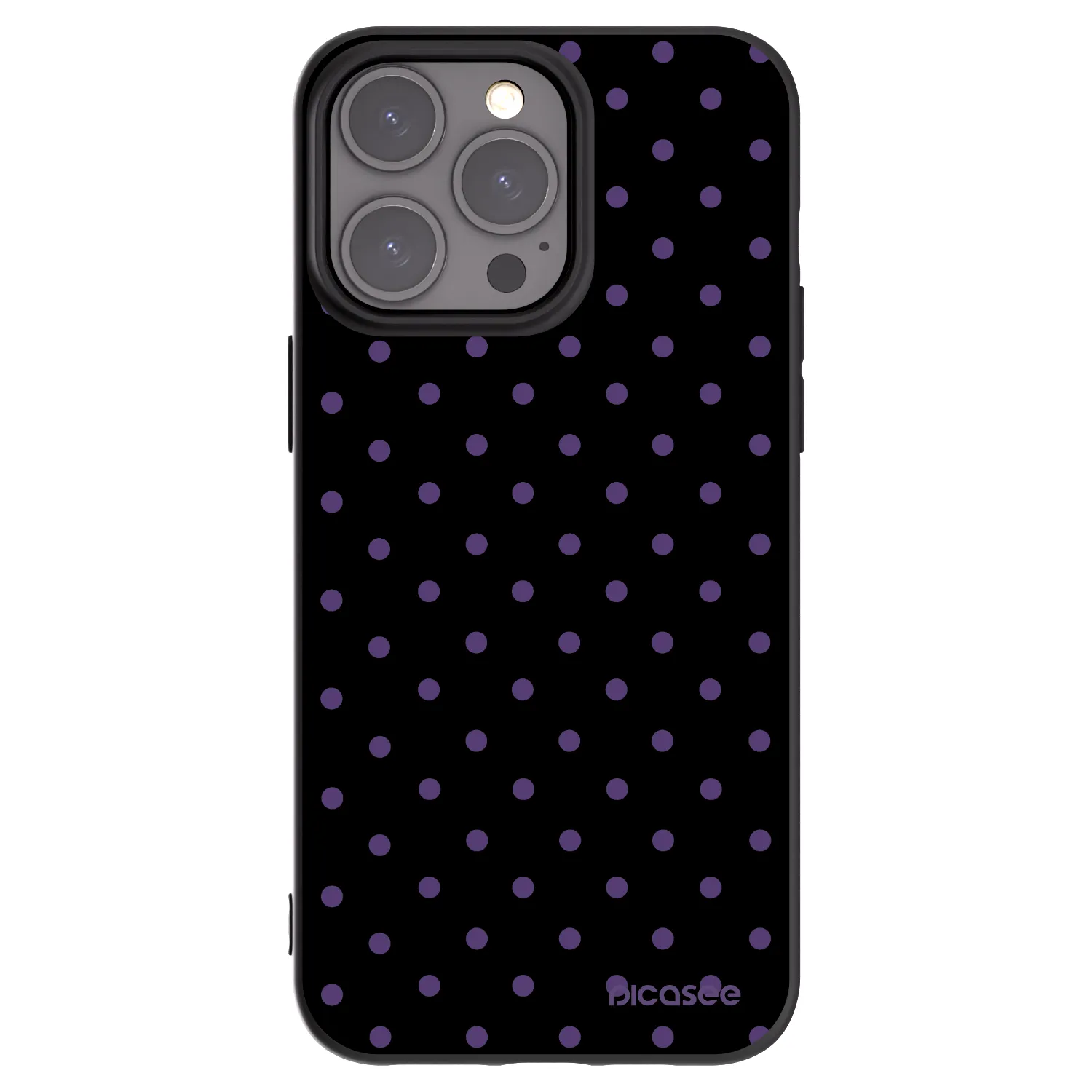 Picasee silikonový černý obal pro Apple iPhone 15 Pro Max - Flickers