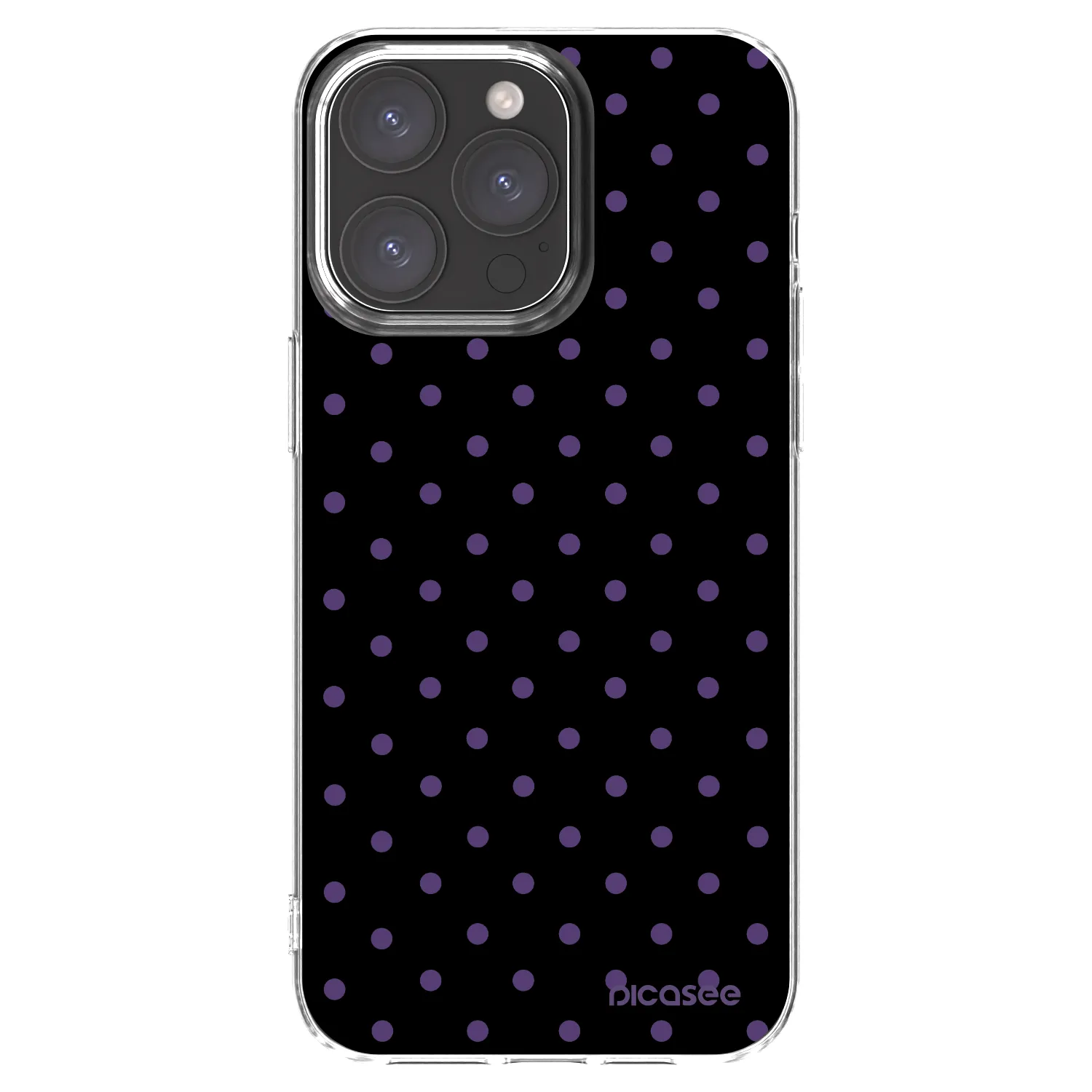 Picasee silikonový průhledný obal pro Apple iPhone 15 Pro Max - Flickers