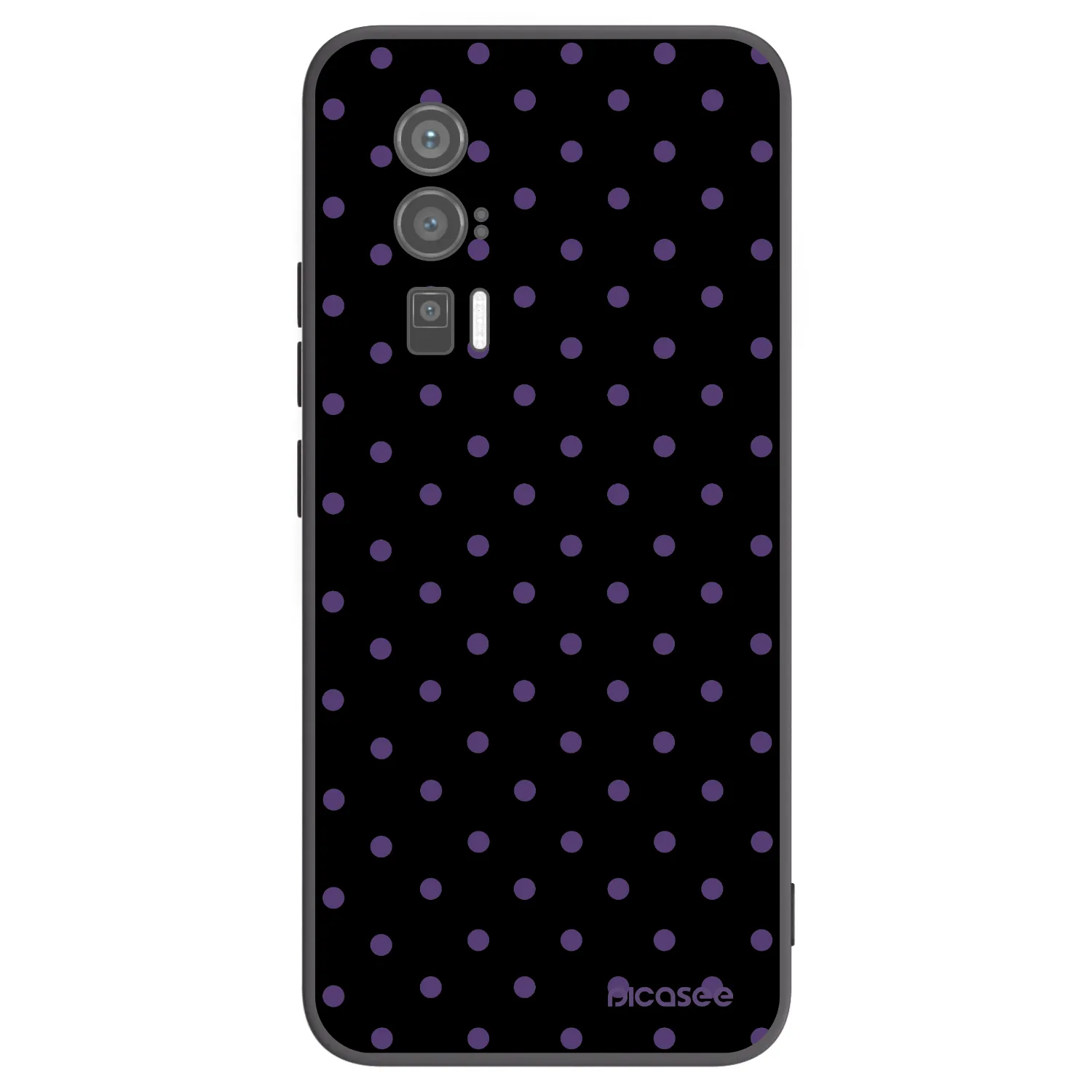 Picasee silikonový černý obal pro Xiaomi Poco F5 Pro 5G - Flickers