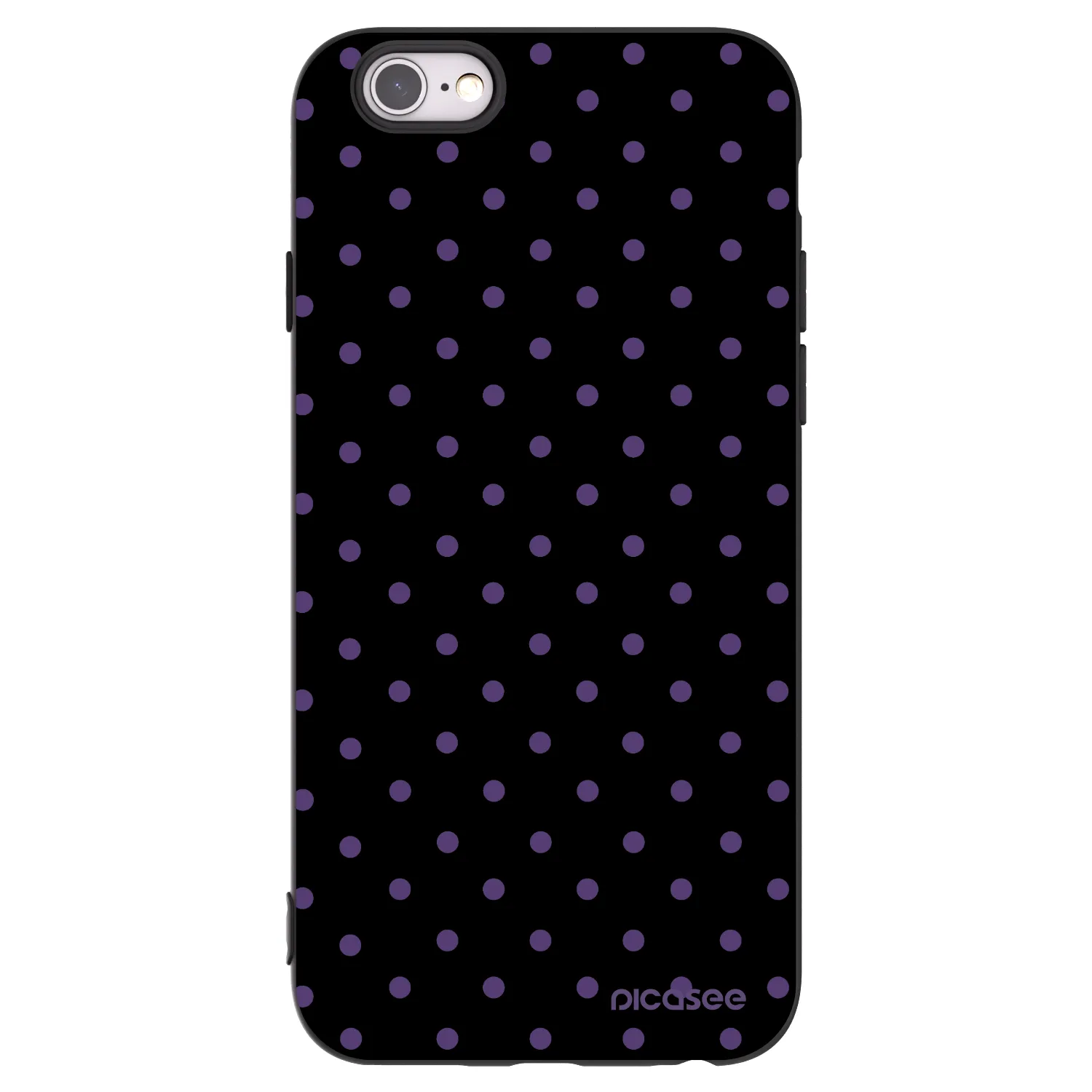 Picasee silikonový černý obal pro Apple iPhone 6/6S - Flickers