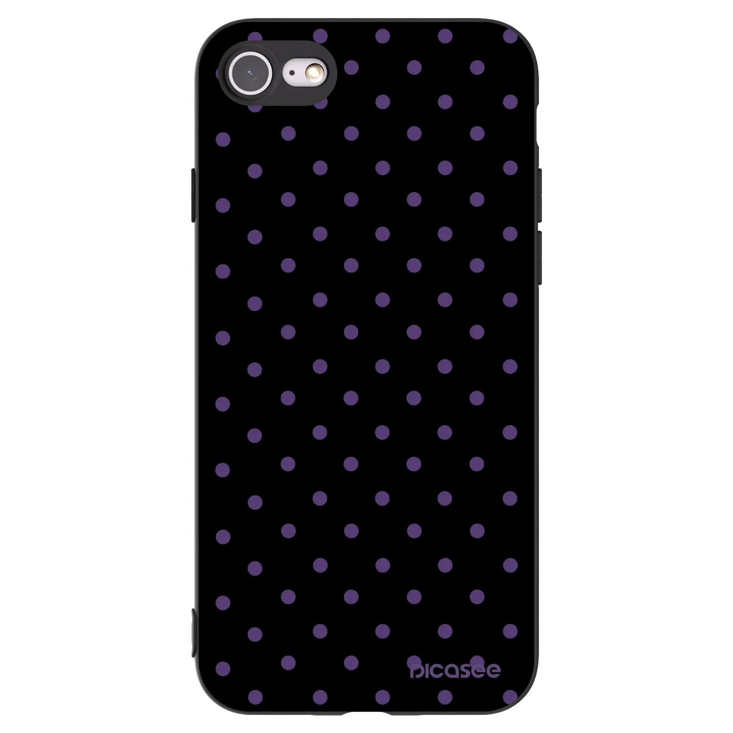 Picasee silikonový černý obal pro Apple iPhone 7 - Flickers