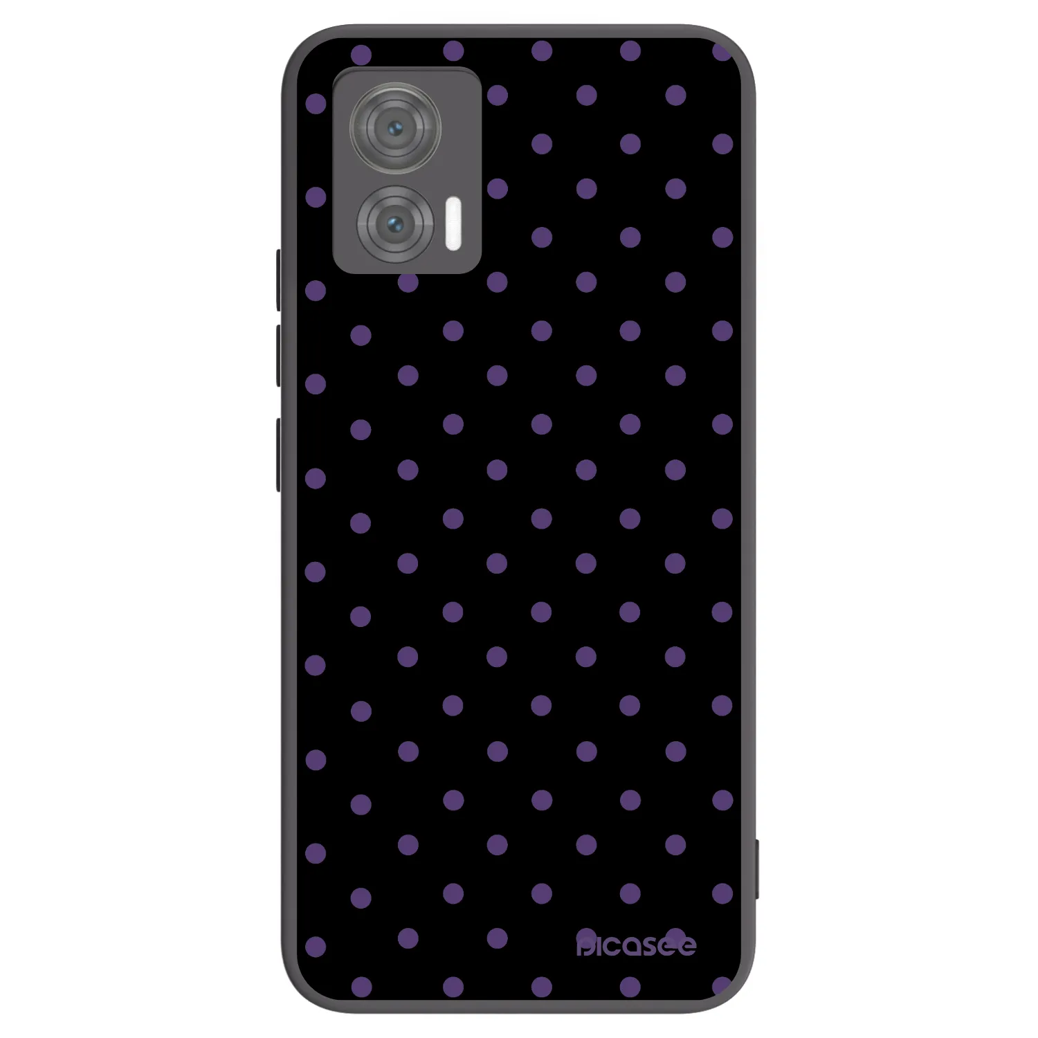 Picasee silikonový černý obal pro Motorola Edge 30 Neo - Flickers