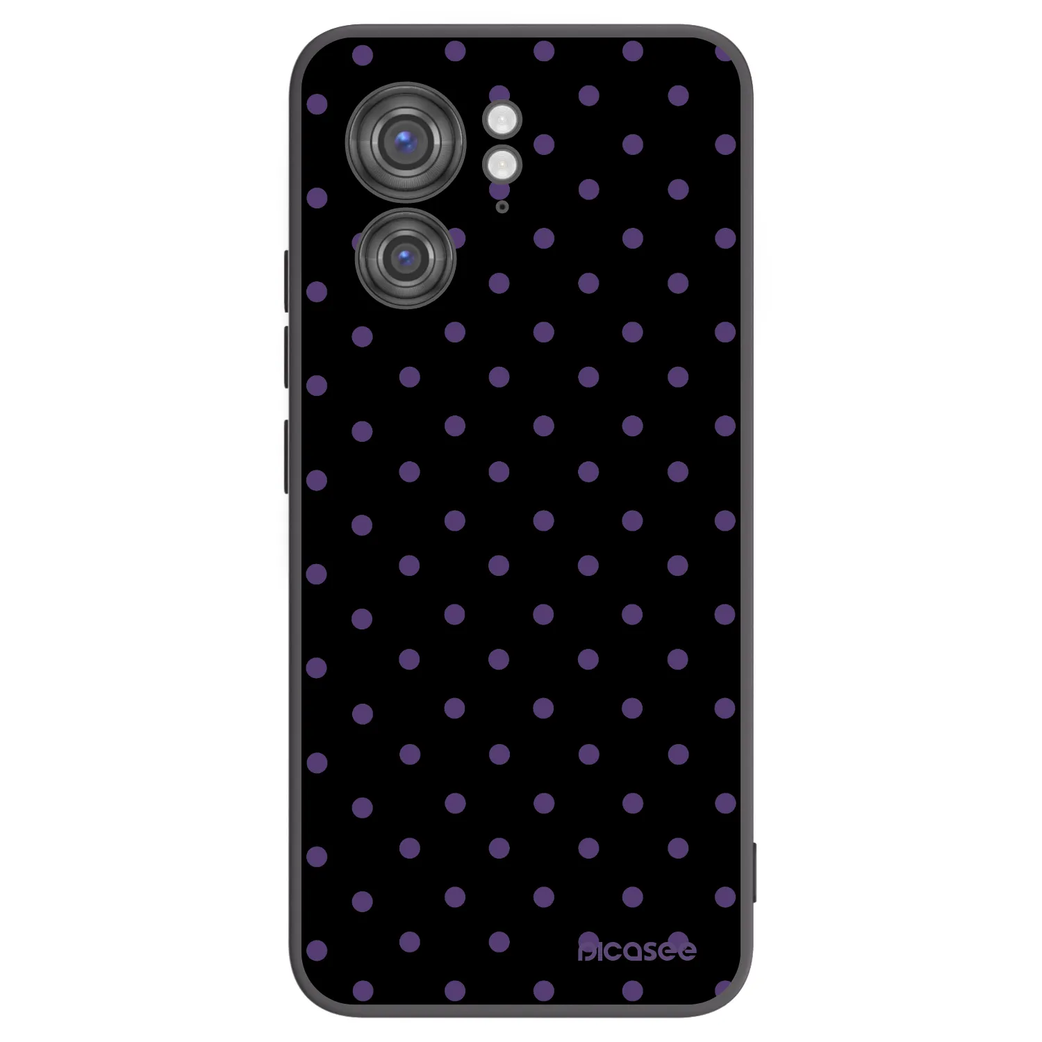 Picasee silikonový černý obal pro Motorola Edge 40 - Flickers