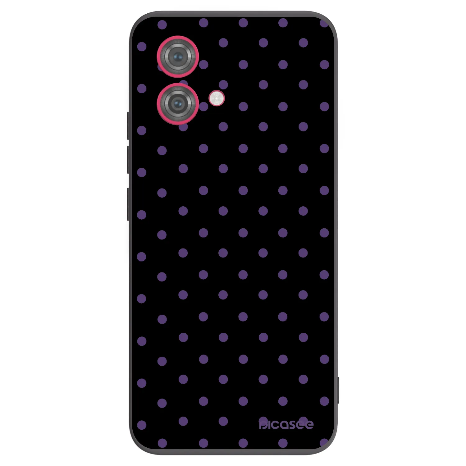 Picasee silikonový černý obal pro Motorola Moto G84 5G - Flickers