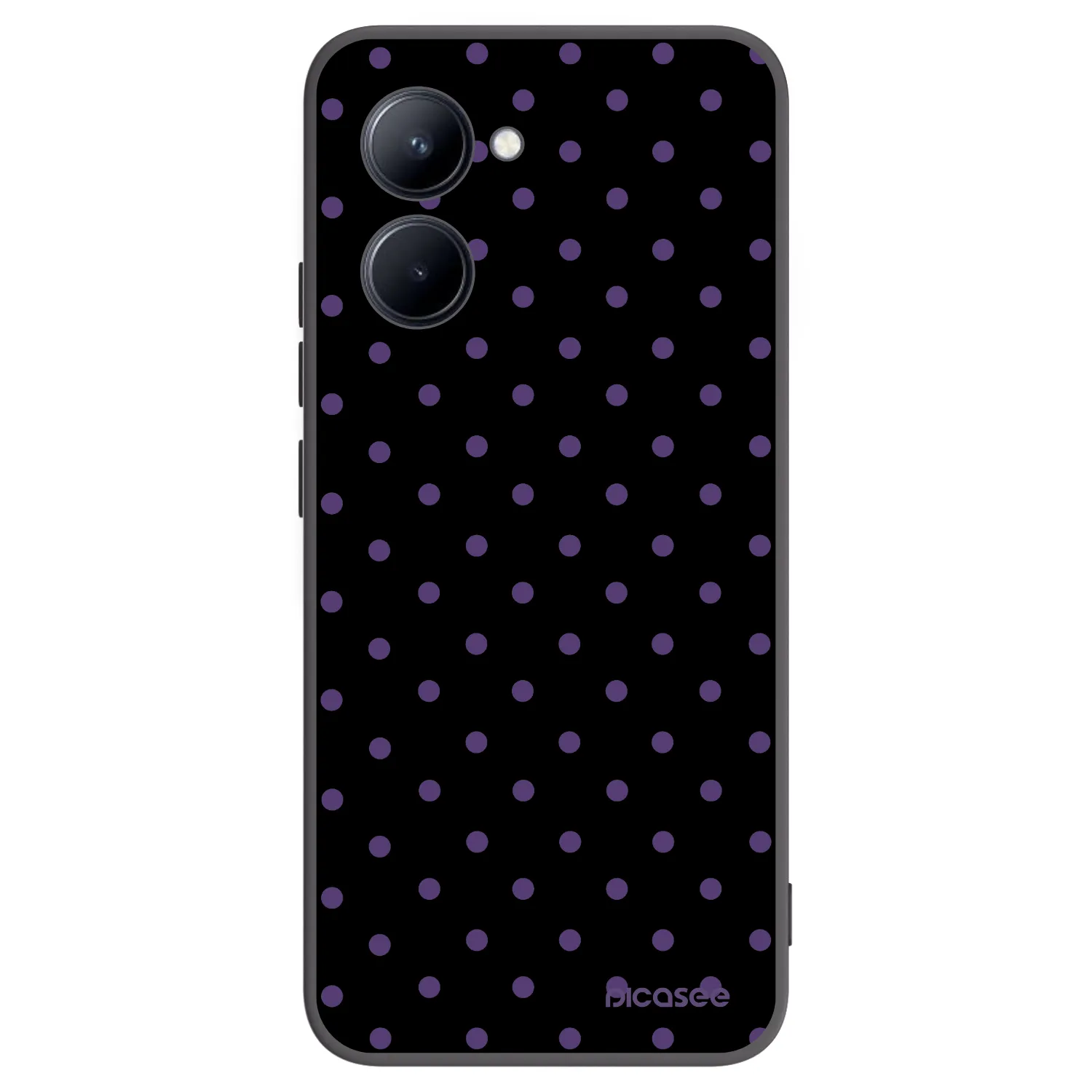 Picasee silikonový černý obal pro Realme C33 (2023) - Flickers