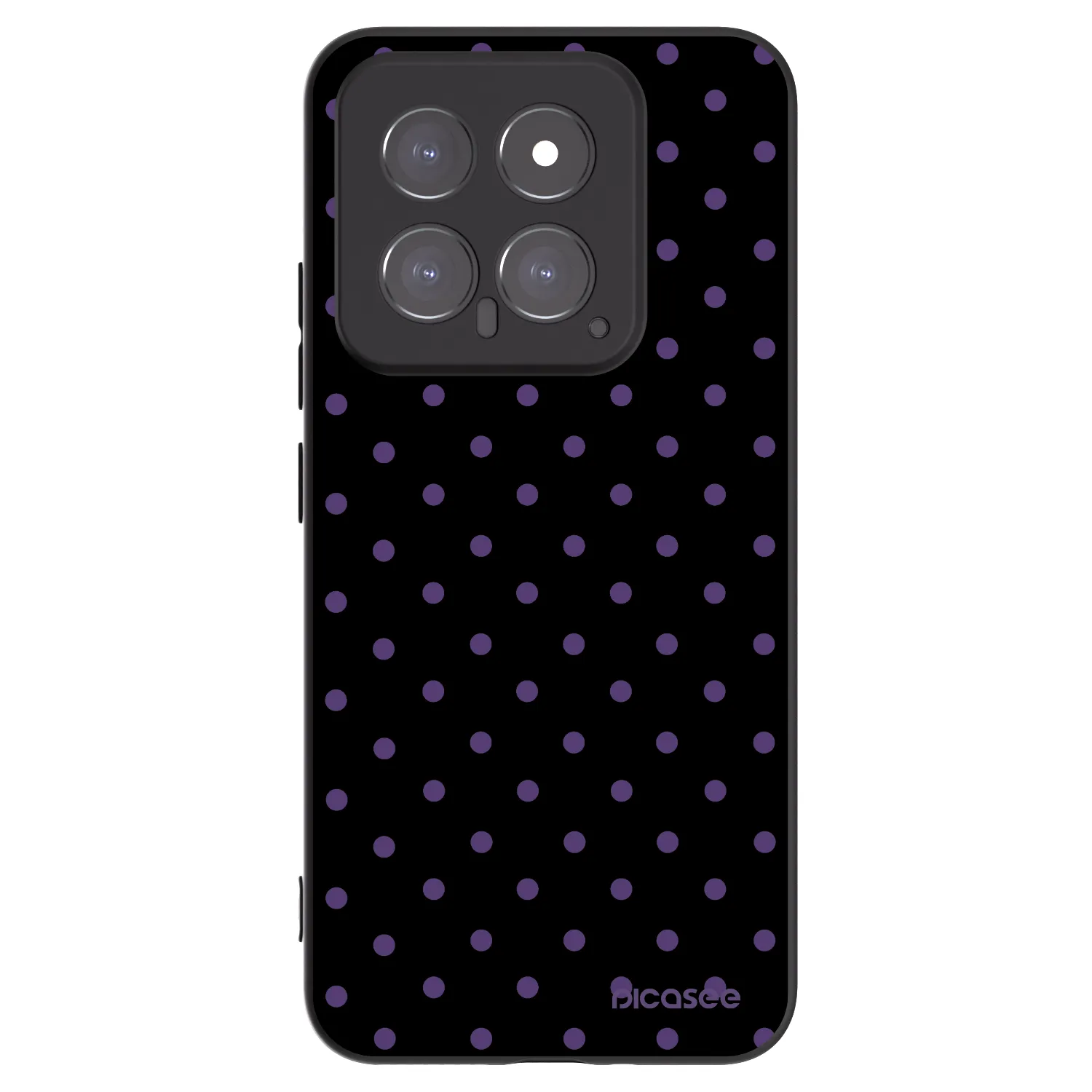Picasee silikonový černý obal pro Xiaomi 14 - Flickers