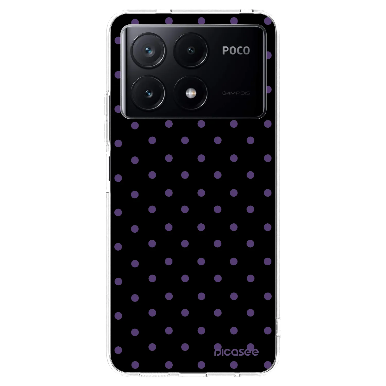 Picasee silikonový průhledný obal pro Xiaomi Poco X6 Pro - Flickers
