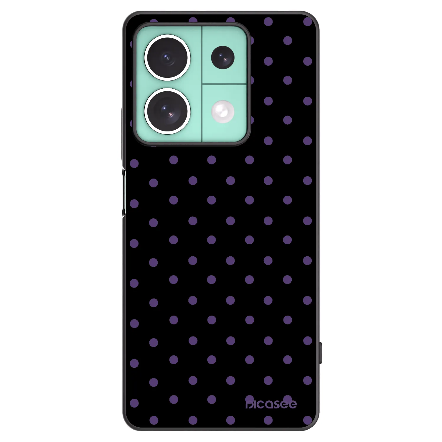 Picasee silikonový černý obal pro Xiaomi Redmi Note 13 5G - Flickers