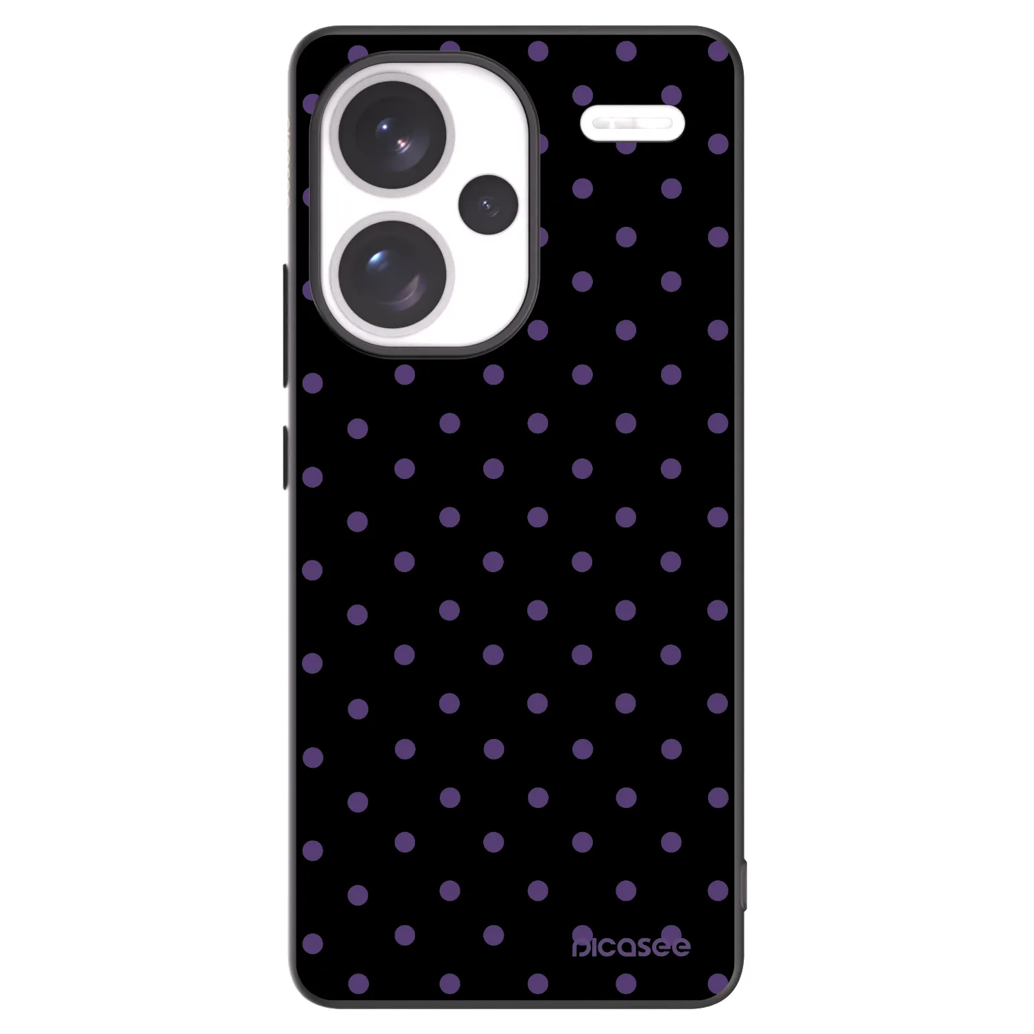 Picasee silikonový černý obal pro Xiaomi Redmi Note 13 Pro+ 5G - Flickers