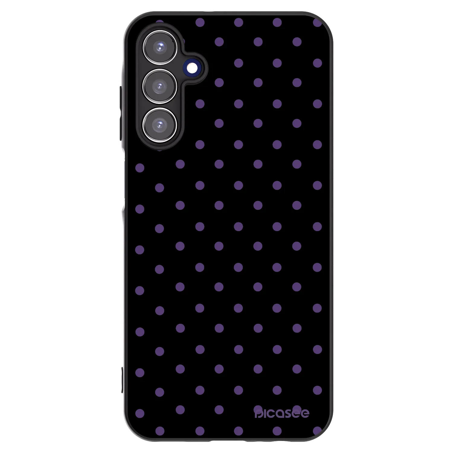 Picasee silikonový černý obal pro Samsung Galaxy A15 A156B 5G - Flickers