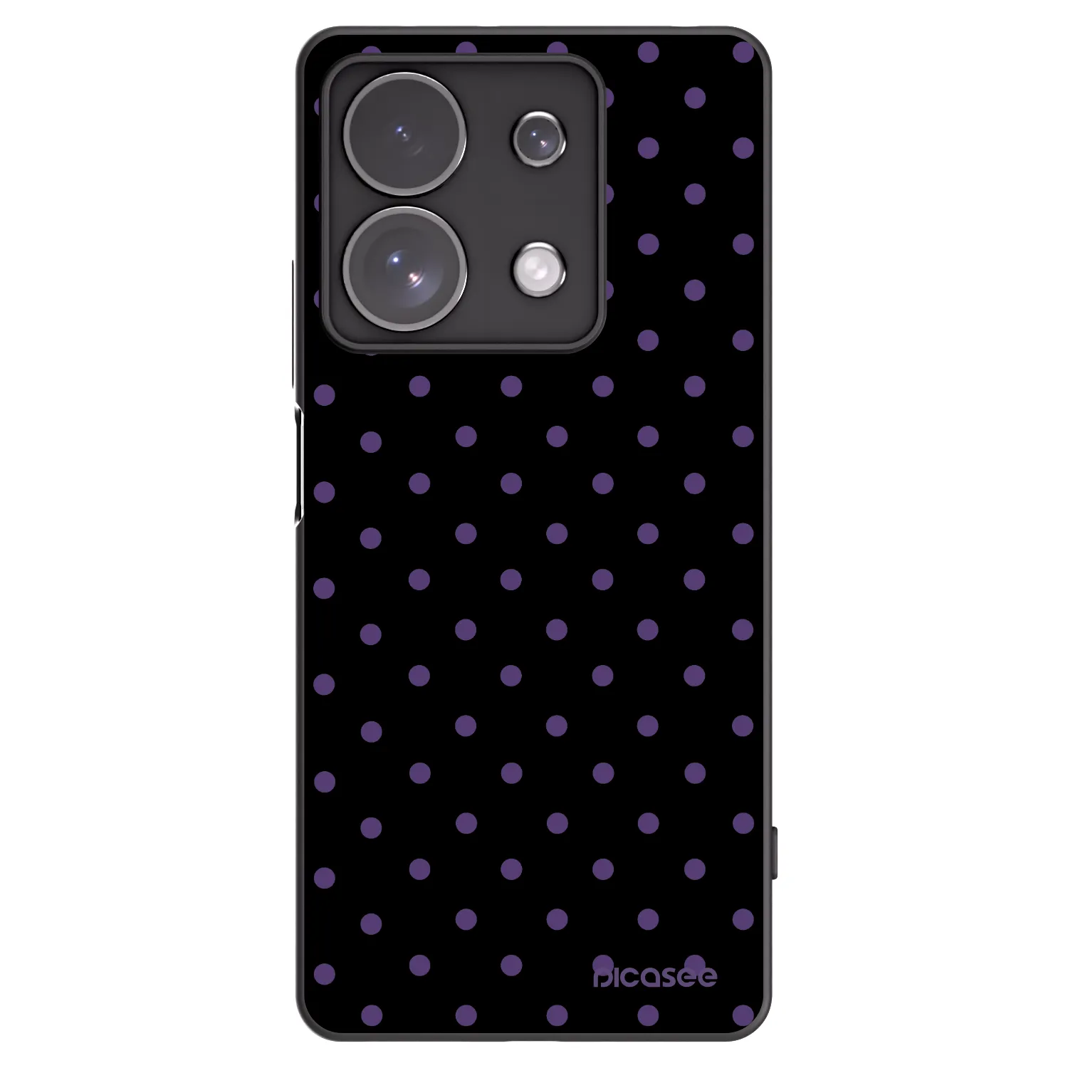 Picasee silikonový černý obal pro Xiaomi Redmi Note 13 Pro 4G - Flickers