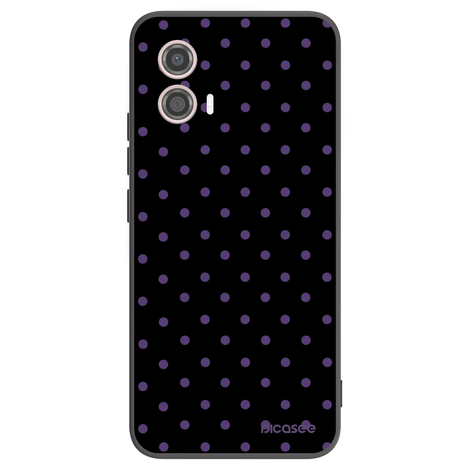 Picasee silikonový černý obal pro Motorola Moto G53 5G - Flickers