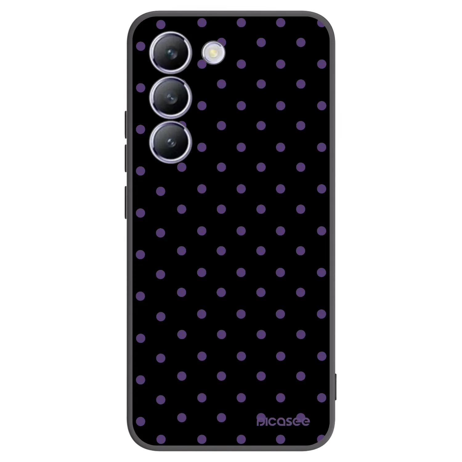 Picasee silikonový černý obal pro Vivo V40 SE 5G - Flickers