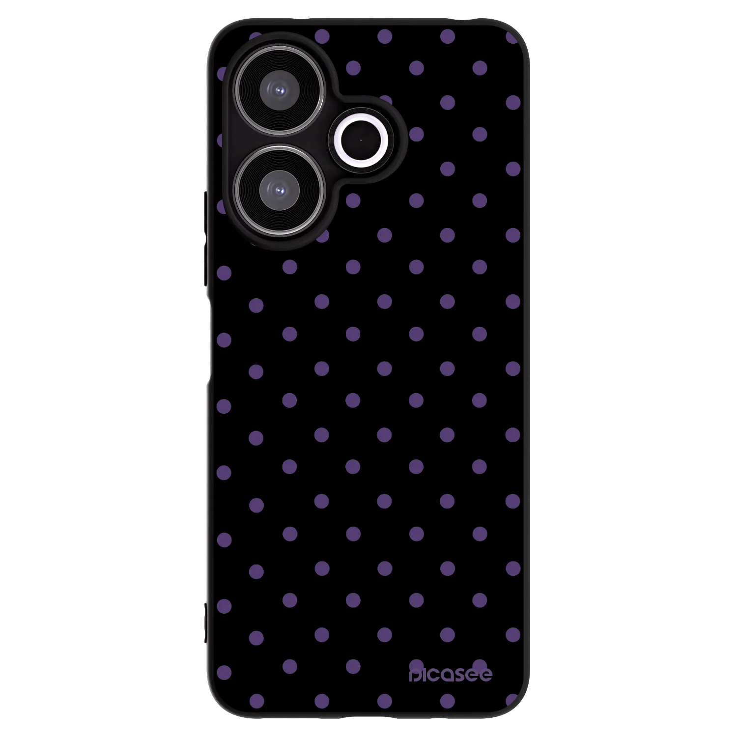 Picasee silikonový černý obal pro Xiaomi Redmi 13 4G - Flickers