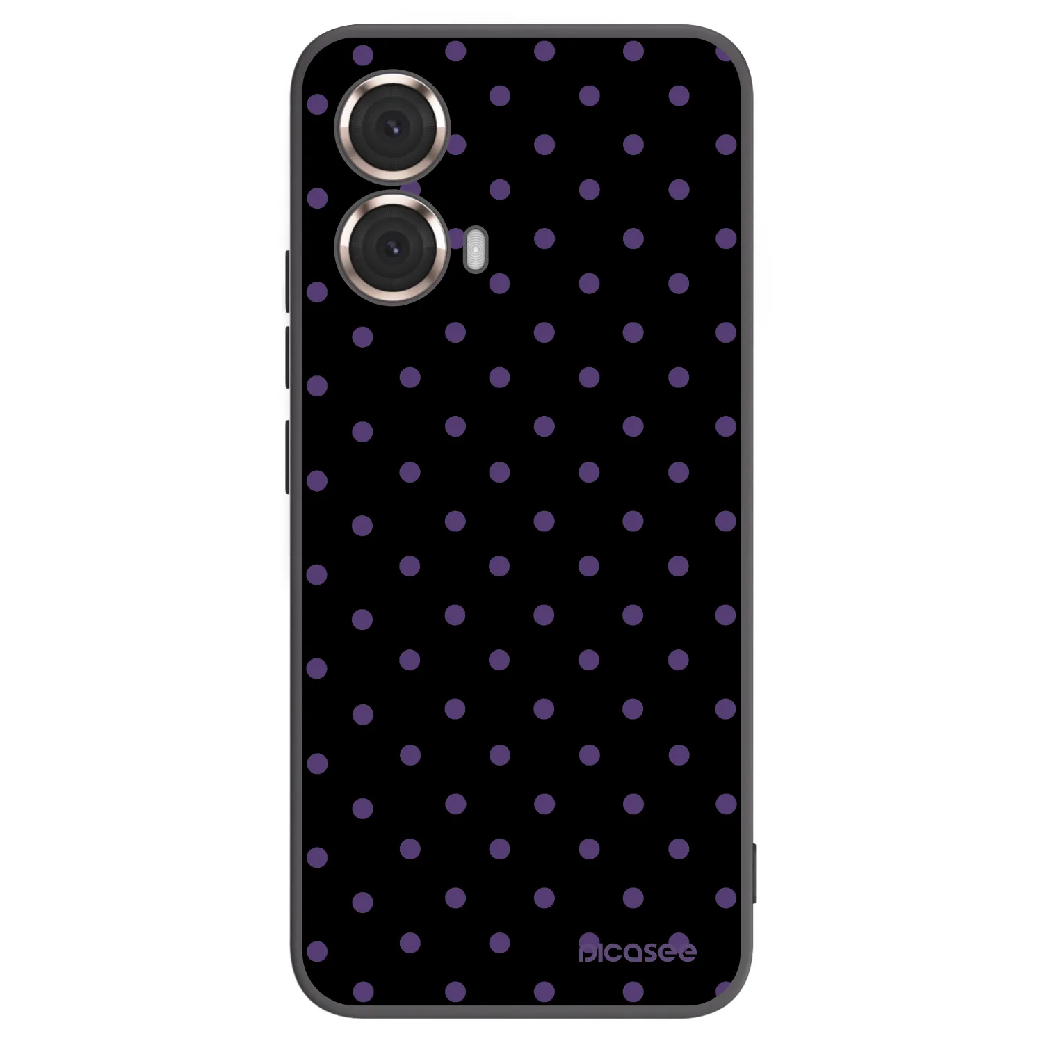 Picasee silikonový černý obal pro Motorola Moto G85 - Flickers