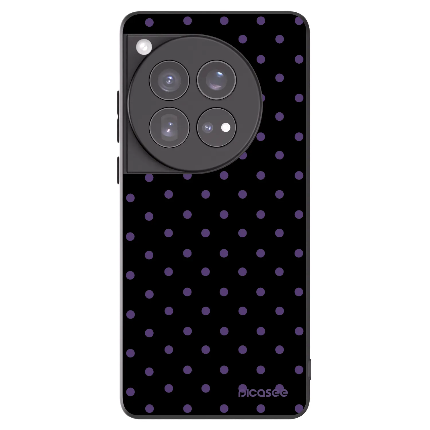 Picasee silikonový černý obal pro OnePlus 12 5G - Flickers