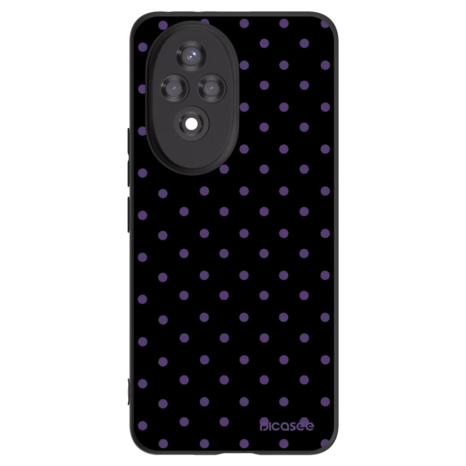 Picasee silikonový černý obal pro Honor 200 Pro 5G - Flickers