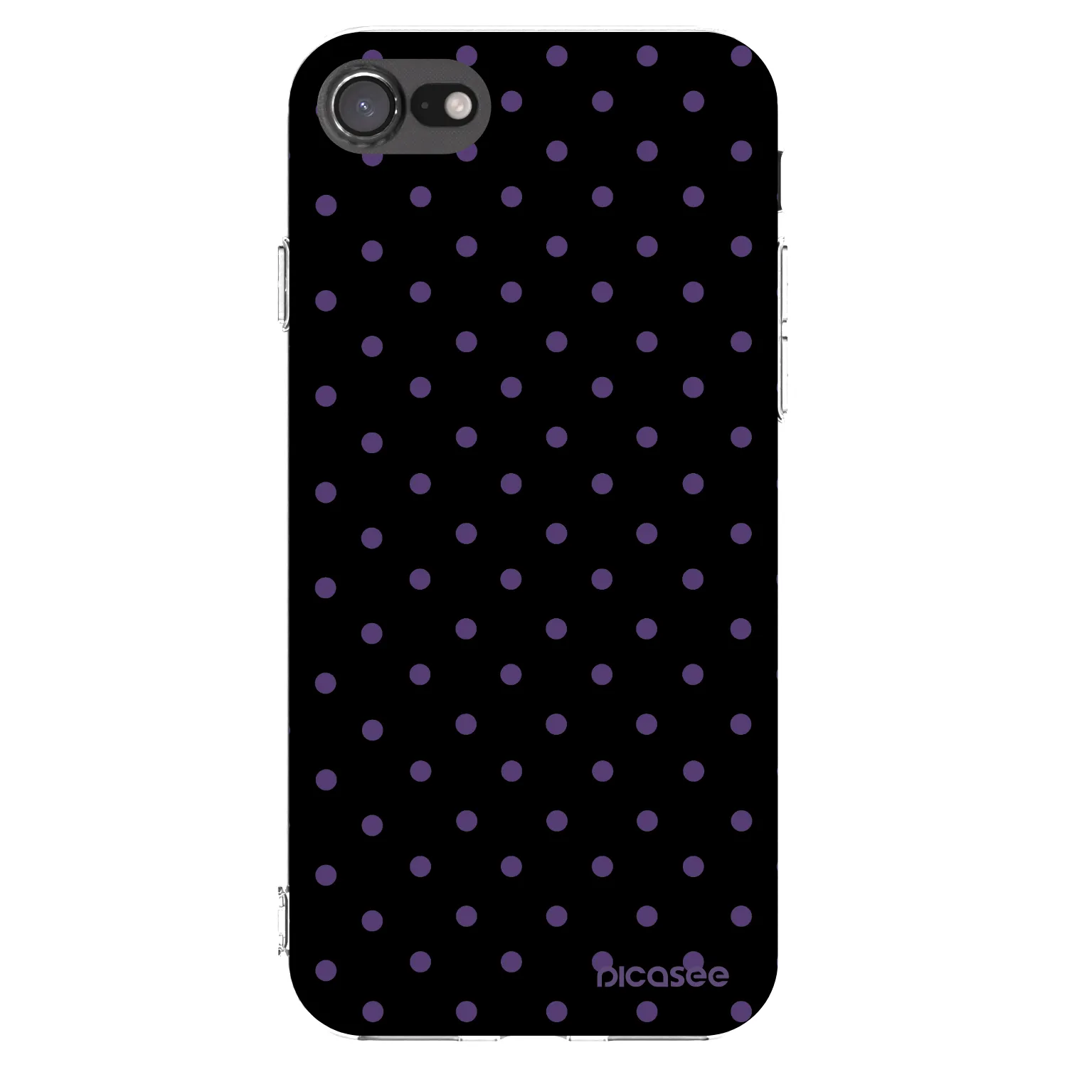 Picasee silikonový průhledný obal pro Apple iPhone 7 - Flickers