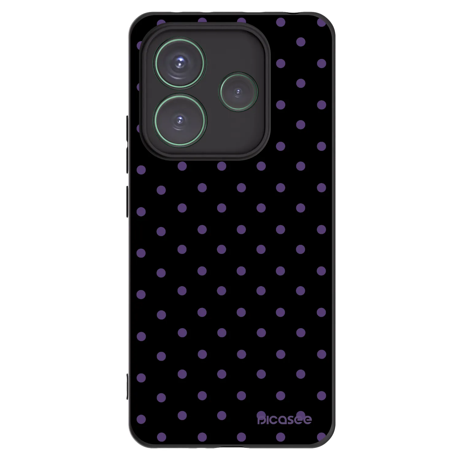 Picasee silikonový černý obal pro Xiaomi Redmi Note 14 5G - Flickers