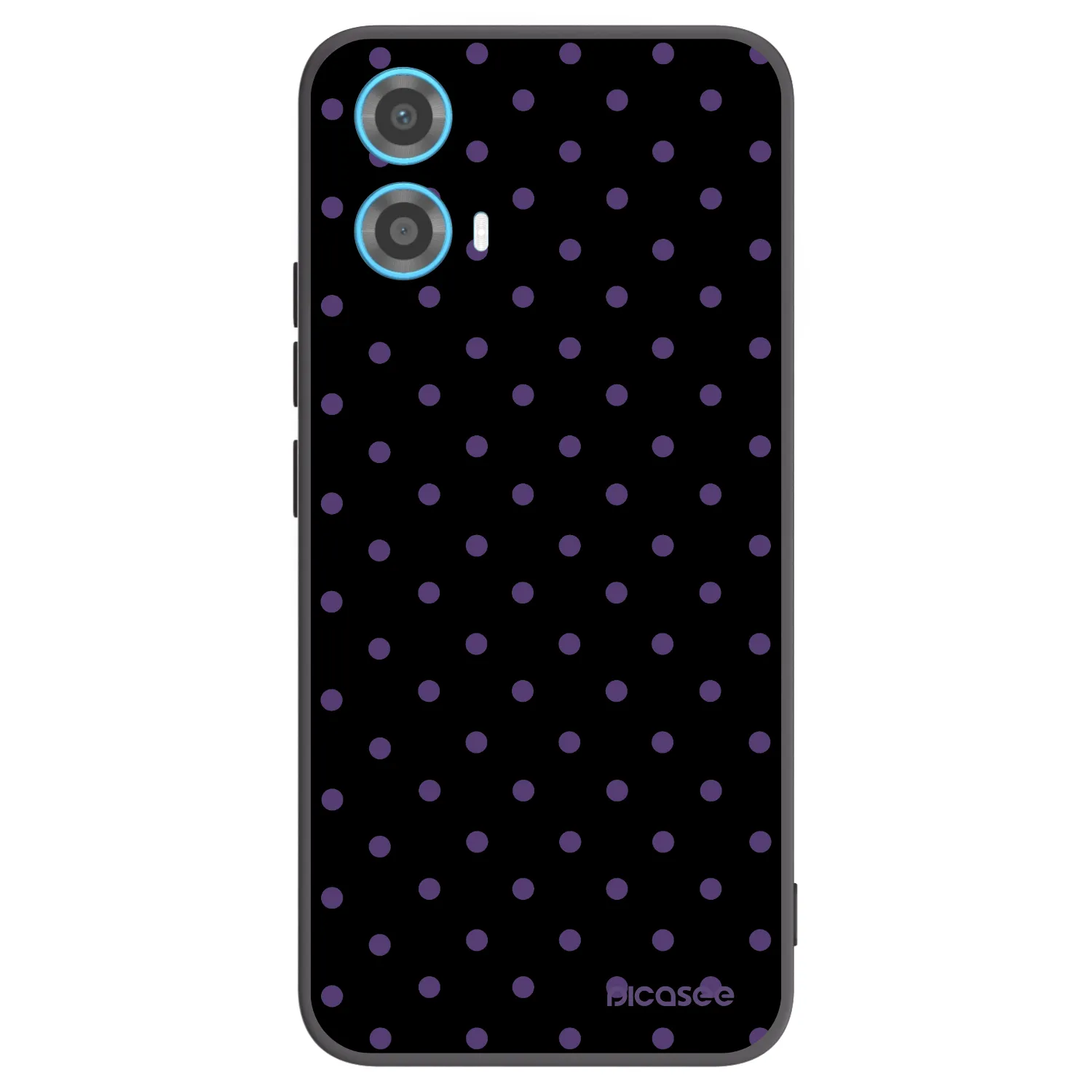 Picasee silikonový černý obal pro Motorola Moto G34 5G - Flickers