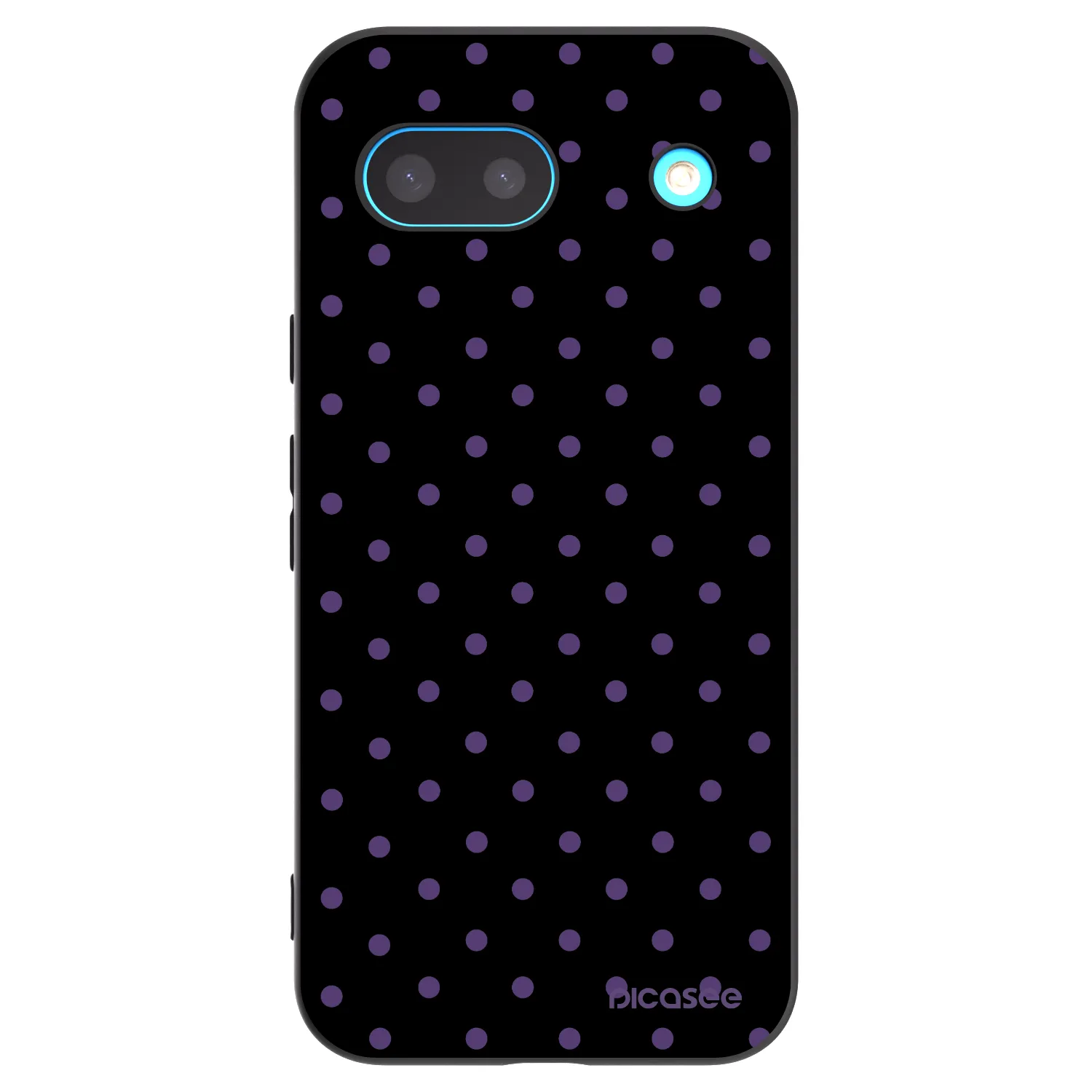 Picasee silikonový černý obal pro Google Pixel 8a - Flickers