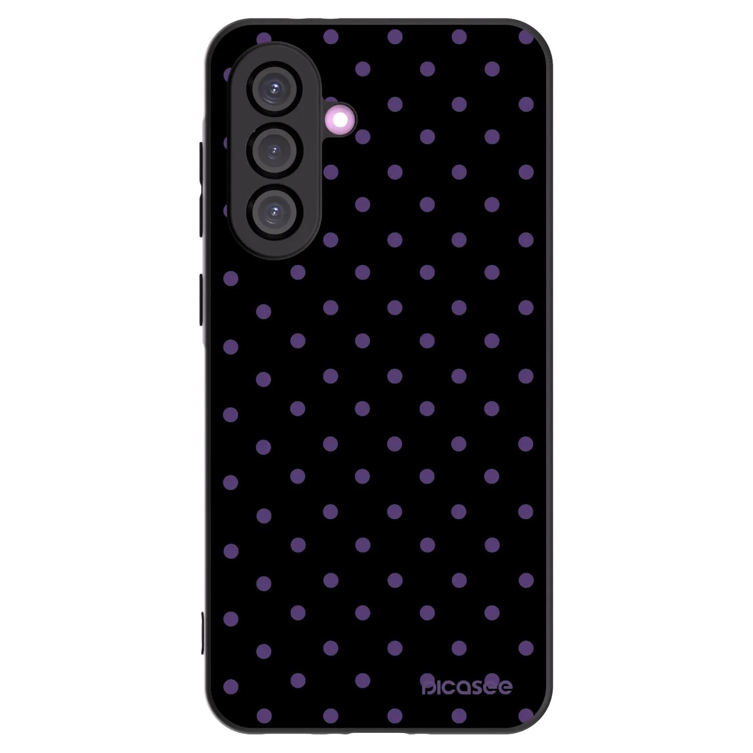 Picasee silikonový černý obal pro Samsung Galaxy A36 5G - Flickers